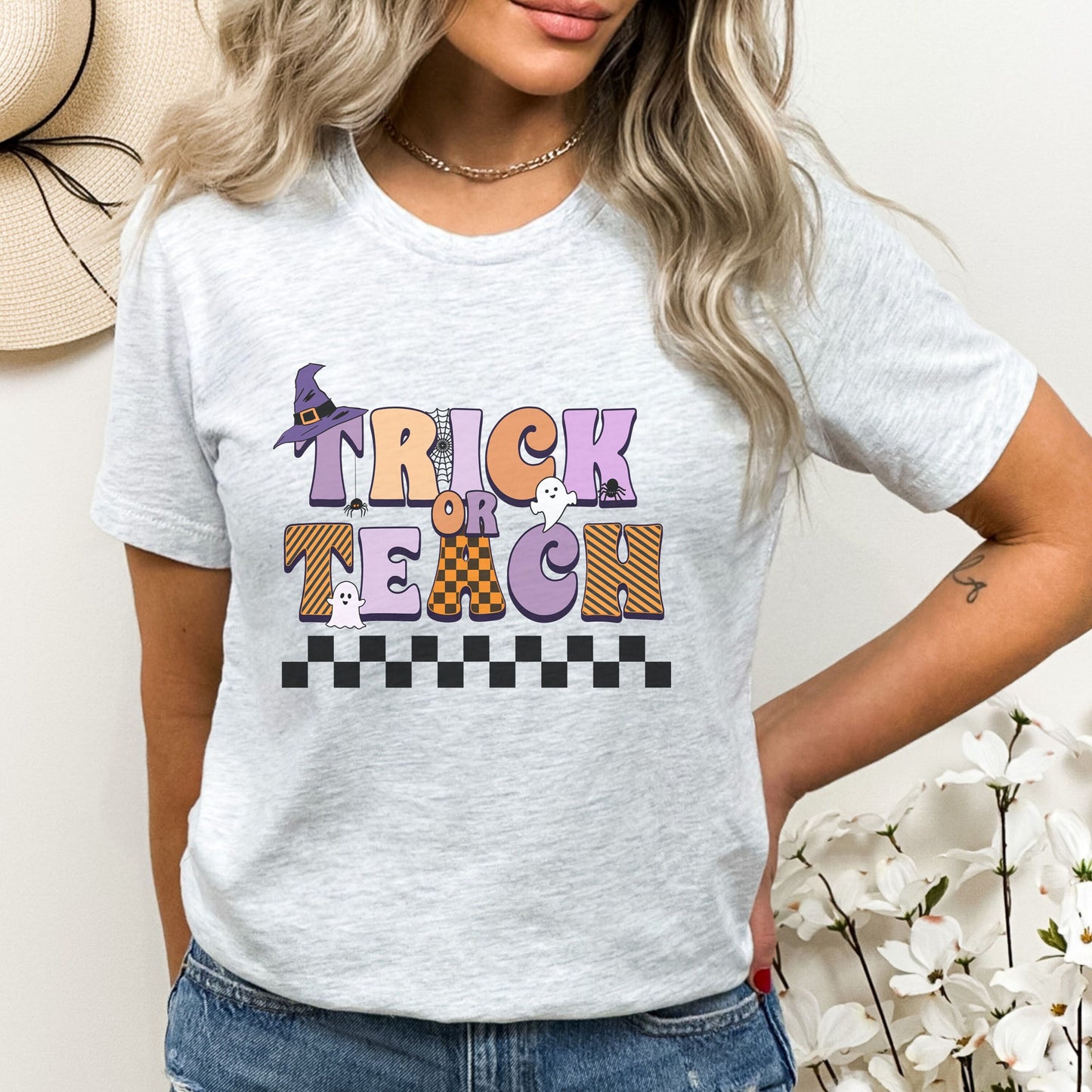 Trick Or Teach, Halloween Teacher T Shirt, Teacher Halloween, Teachers Halloween Shirt, Spooky Teacher, Spooky Teacher Shirt, Trick Or Treat