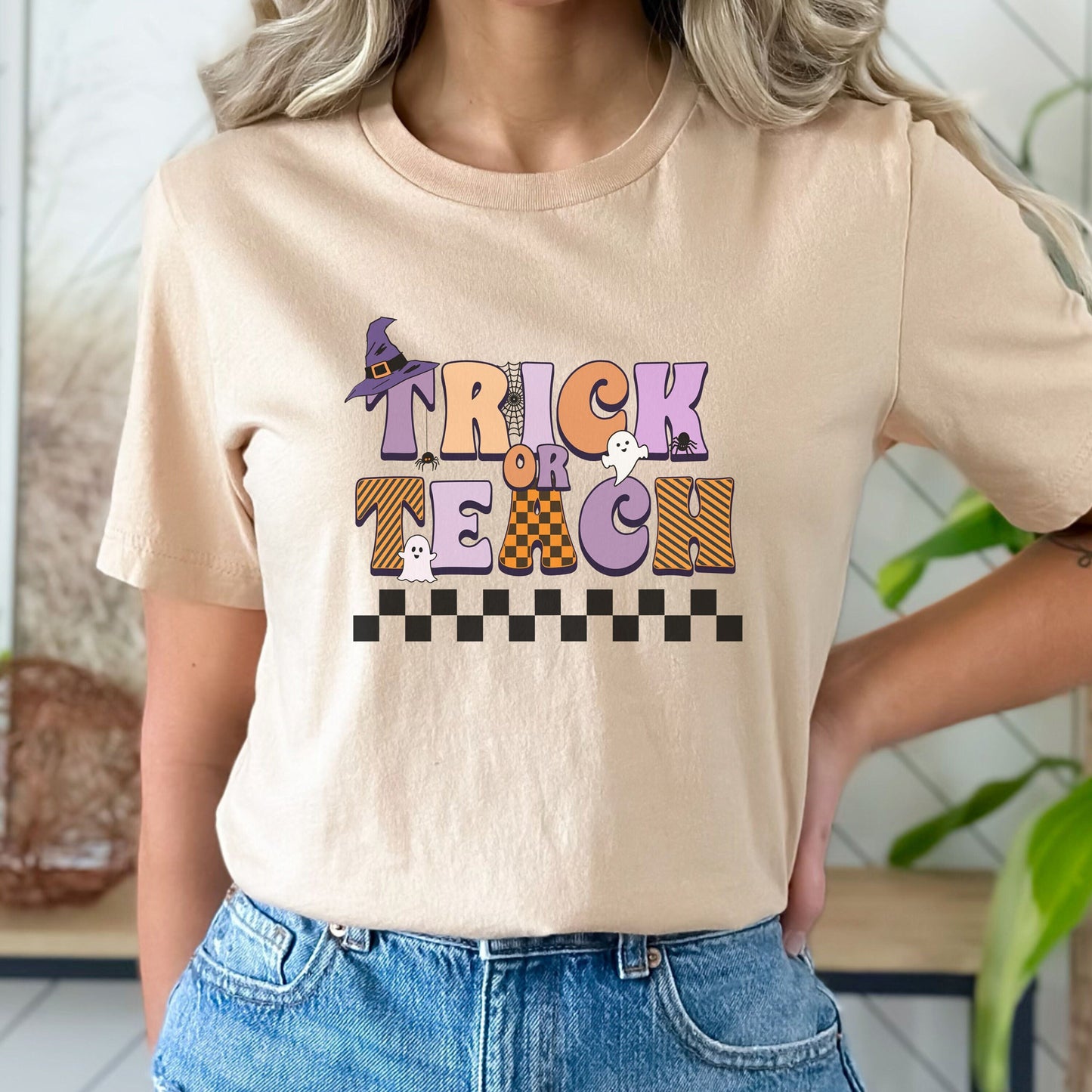 Trick Or Teach, Halloween Teacher T Shirt, Teacher Halloween, Teachers Halloween Shirt, Spooky Teacher, Spooky Teacher Shirt, Trick Or Treat