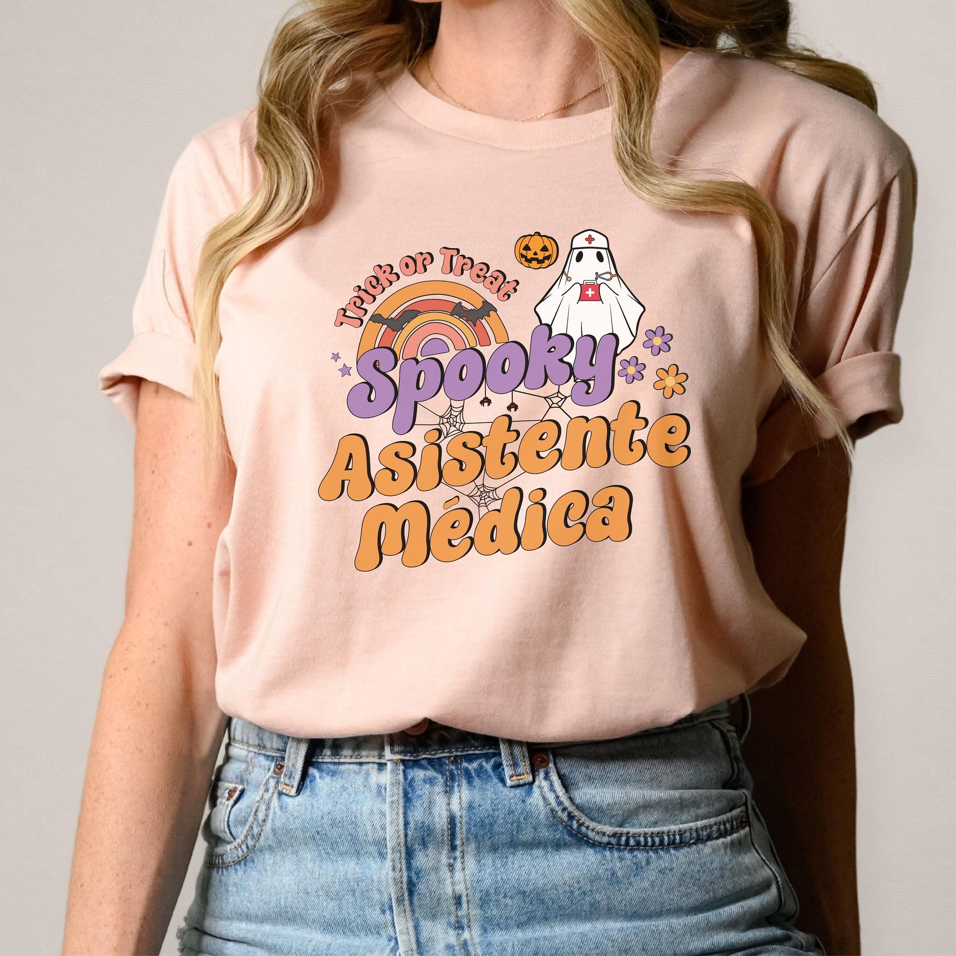 Spooky Asistente Médica, Halloween Medical Assistant, Medical Assistant Shirt, Medical Assistant Gift, Spooky Medical Assistant T Shirt