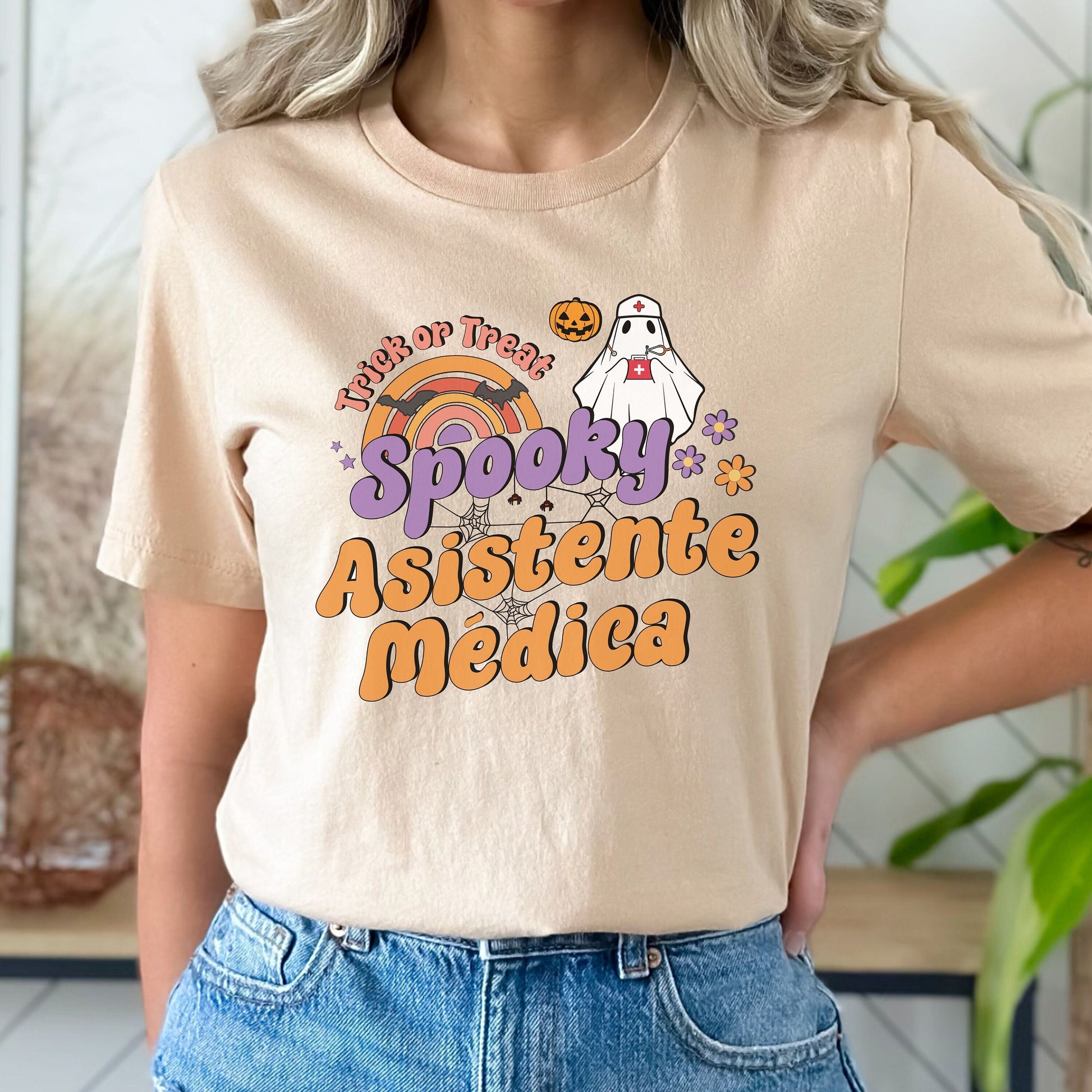 Spooky Asistente Médica, Halloween Medical Assistant, Medical Assistant Shirt, Medical Assistant Gift, Spooky Medical Assistant T Shirt