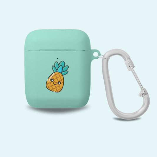 Pineapple Airpods Case, Pineapple Kawaii, Airpod, Airpod Generation 2 Case, Airpod Case 1st Generation, Airpod Case Cover With Keychain