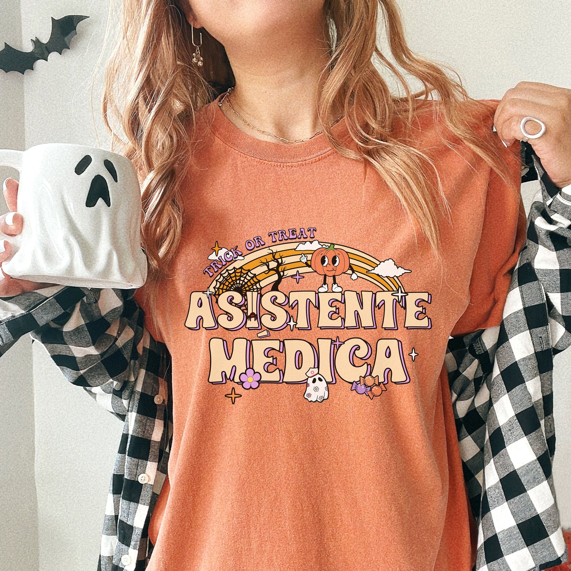 Asistente Médica Shirt, Halloween Medical Assistant, Medical Assistant Shirt, Medical Assistant Gift, Spooky Medical Assistant T Shirt