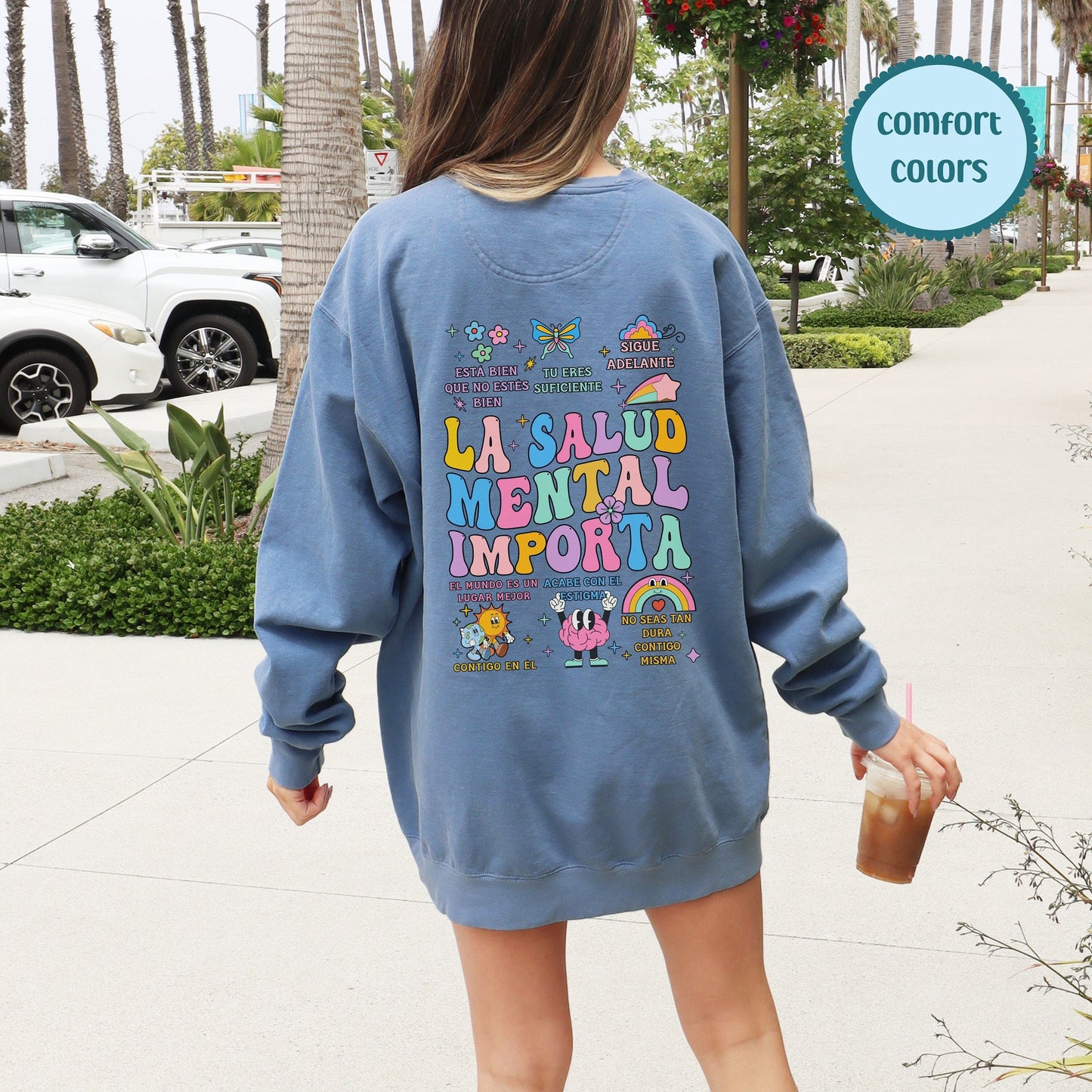 La Salud Mental, Mental Health Matters, Salud Mental, Mental Health Sweatshirt, School Psychologists, Counselor Gifts, Anxiety Sweatshirt
