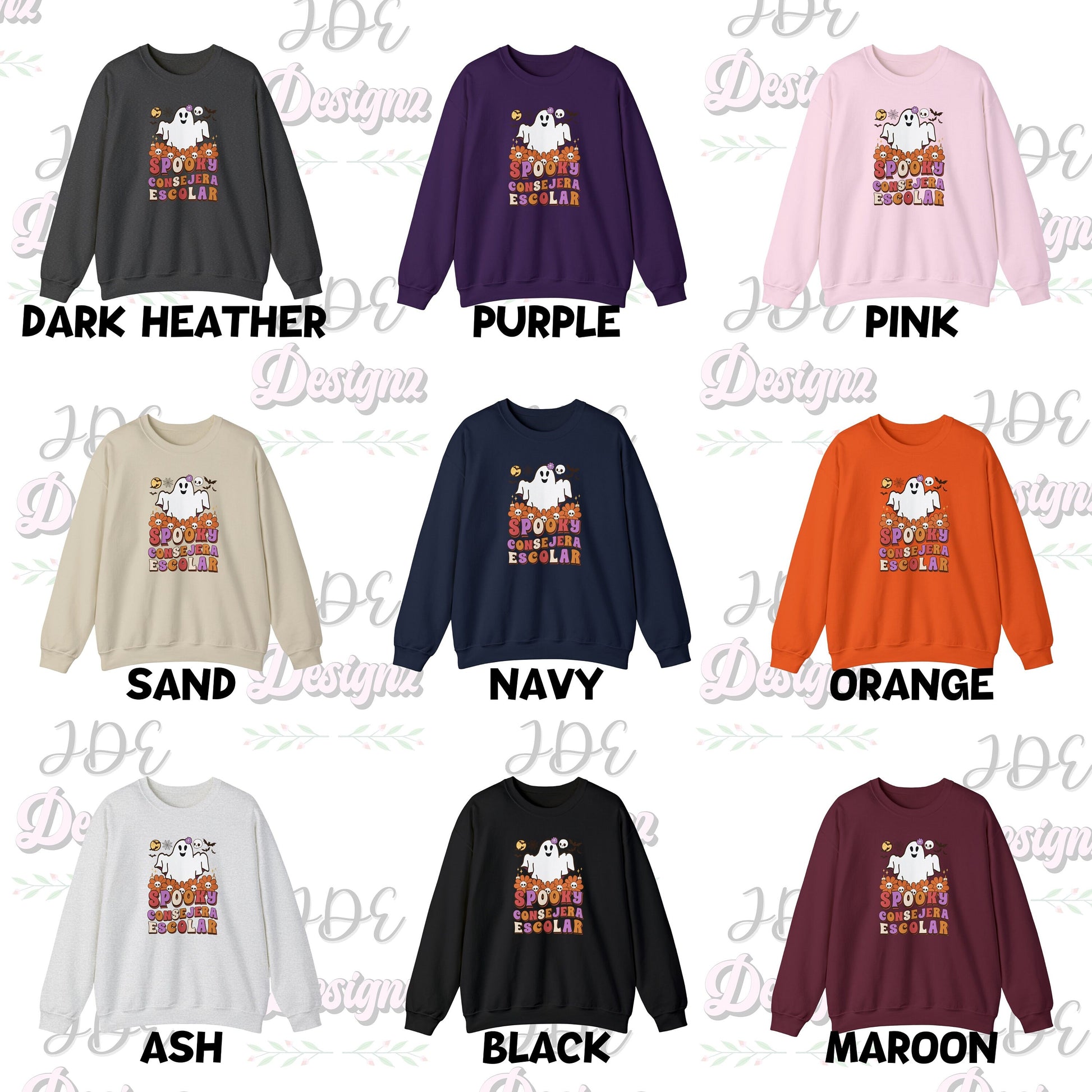 Spooky Consejera Escolar, Halloween Counselor Sweatshirt, School Counselor Halloween, School Counselor Sweater, Spooky School Counselor