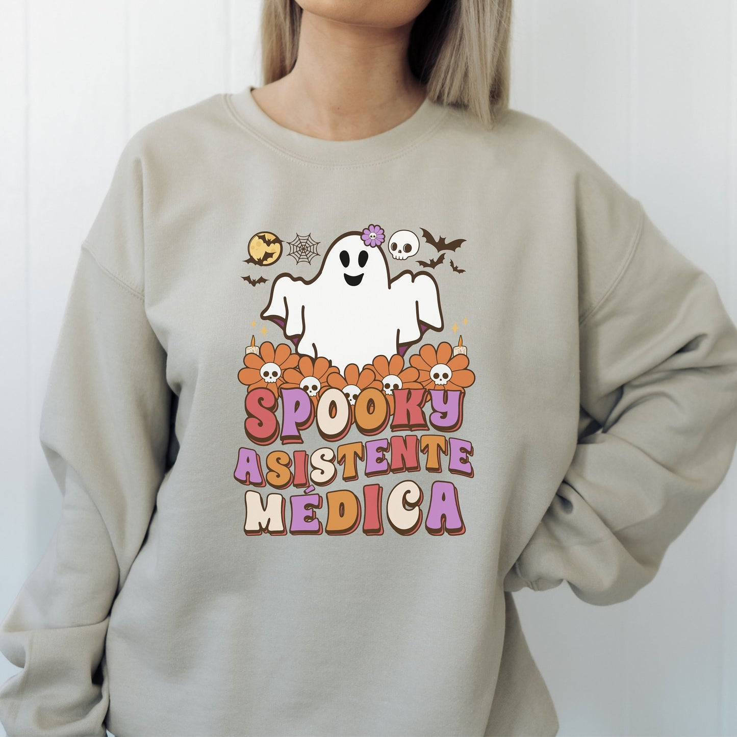 Spooky Asistente Médica, Halloween Medical Assistant, Medical Assistant Sweater, Medical Assistant Gift, Spooky Medical Assistant Sweater