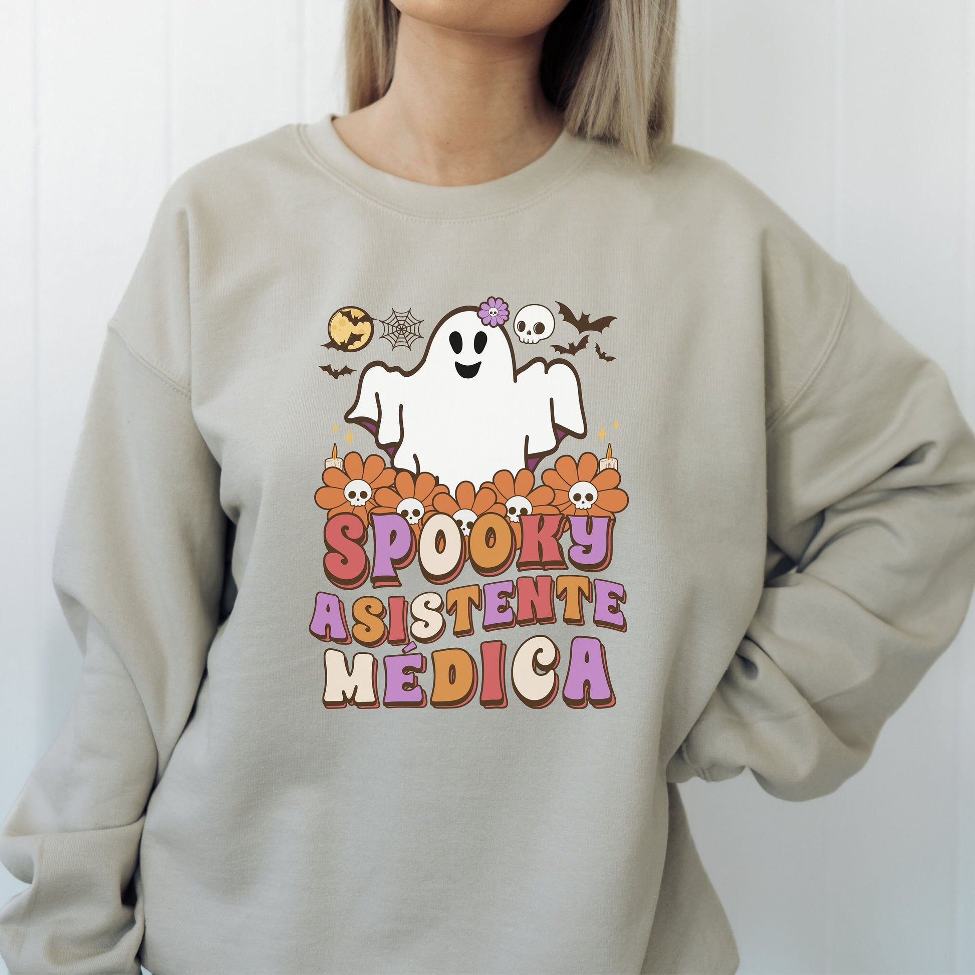 Spooky Asistente Médica, Halloween Medical Assistant, Medical Assistant Sweater, Medical Assistant Gift, Spooky Medical Assistant Sweater