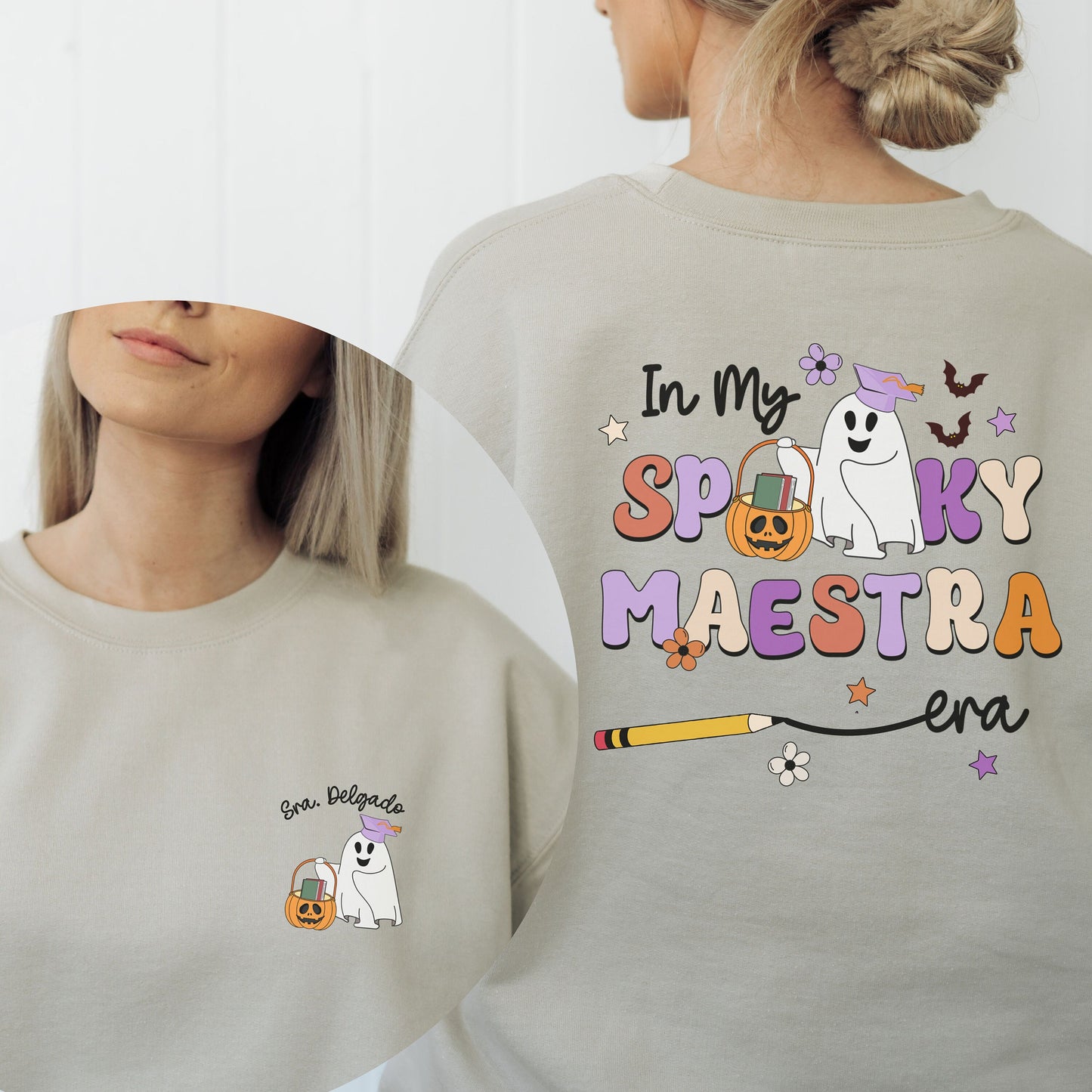 In My Spooky Maestra Era, Halloween Teacher Sweater, Teacher Halloween, Teachers Halloween Shirt, Spooky Teacher, Spooky Teacher Sweater