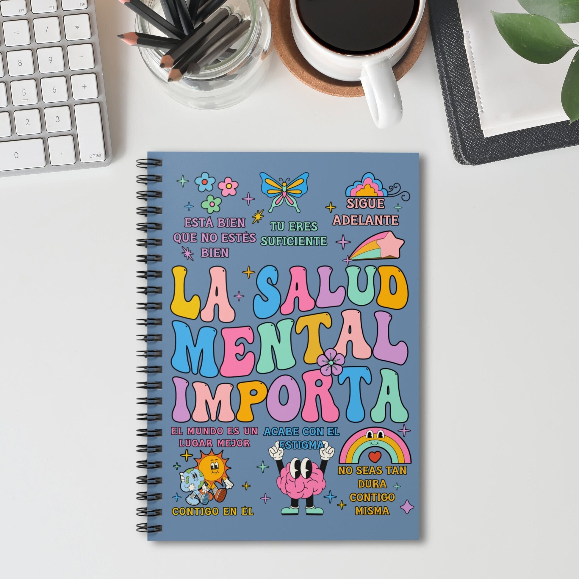 La Salud Mental, Mental Health Matters, Spiral Journal Mental Health, School Psychologists, Counselor Gifts, Mental Health Journal