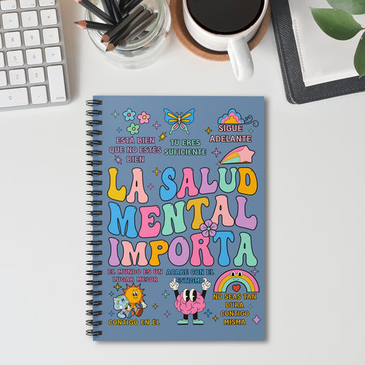 La Salud Mental, Mental Health Matters, Spiral Journal Mental Health, School Psychologists, Counselor Gifts, Mental Health Journal