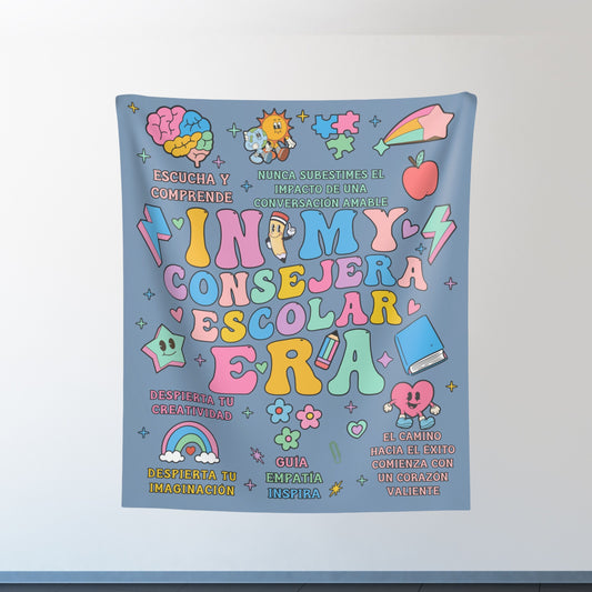 In My Consejera Escolar Era, In My School Counselor Era Tapestry, Regalos Motivacionales, In My Counselor Era Gift, Spanish Tapestry