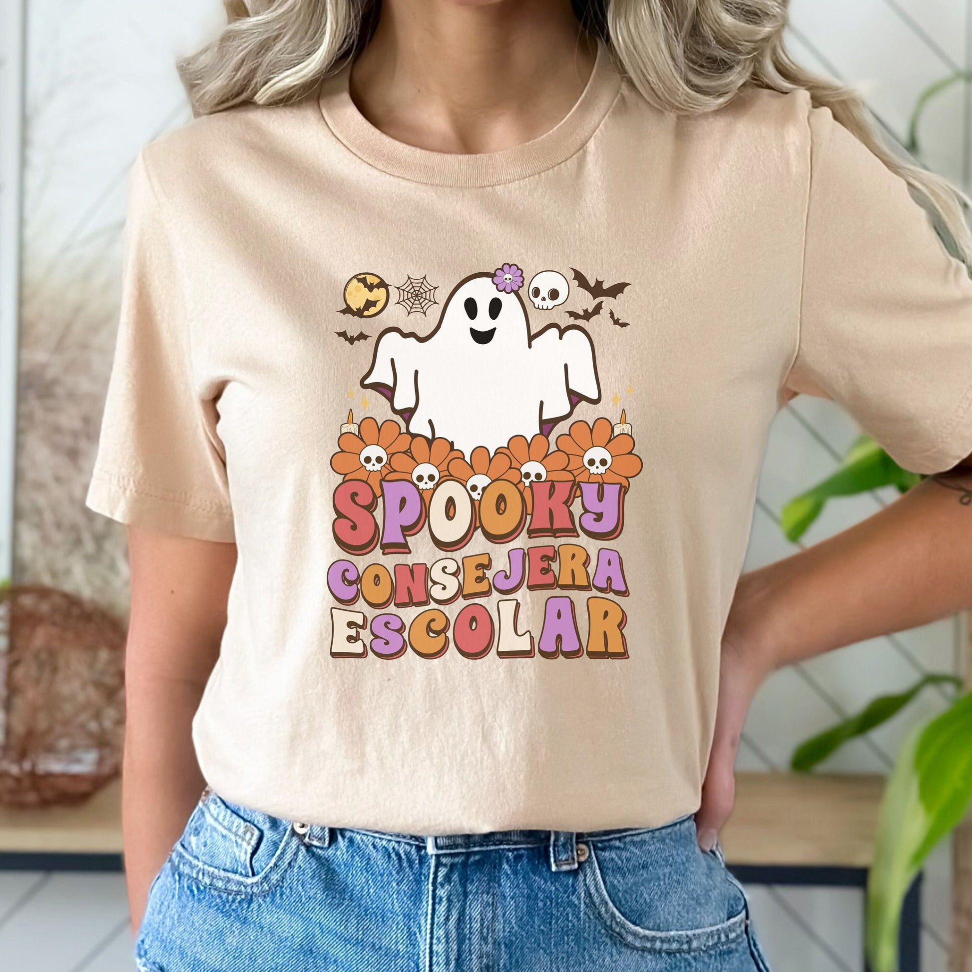 Spooky Consejera Escolar, Halloween Counselor Shirt, School Counselor Halloween, School Counselor Shirt, Spooky School Counselor Shirt