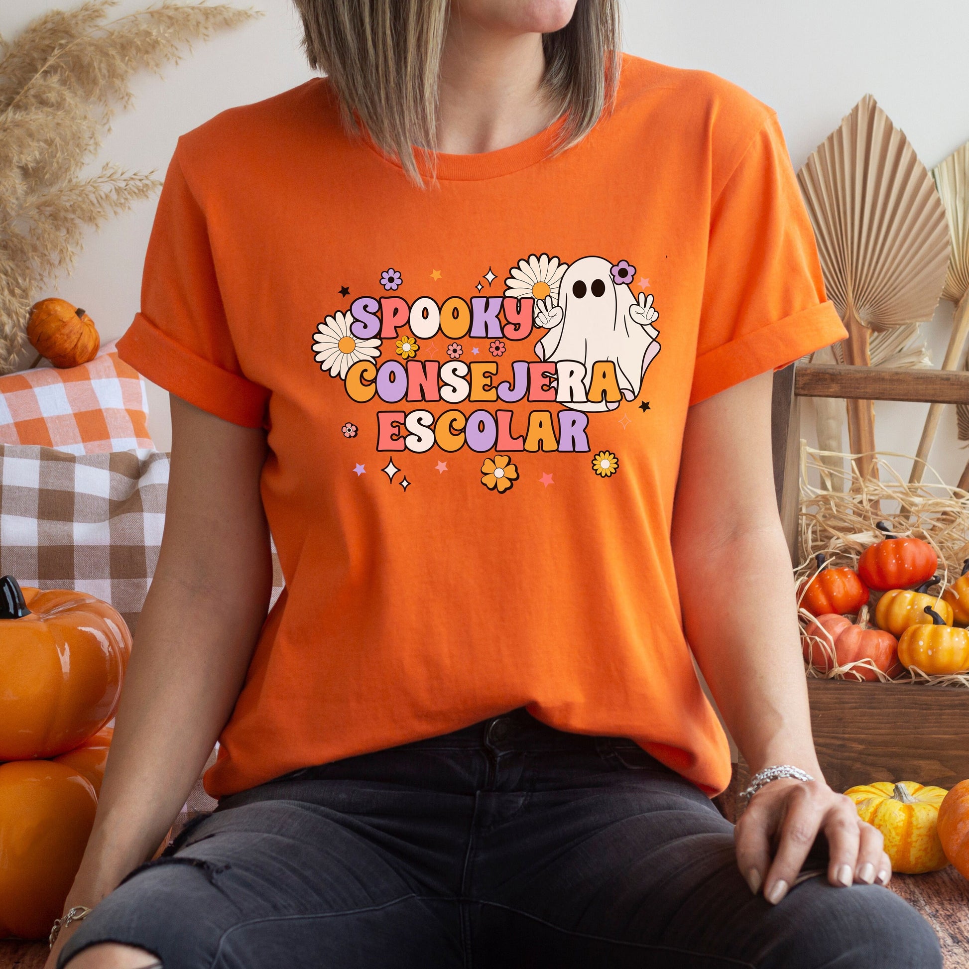 Spooky Consejera Escolar, Halloween Counselor Shirt, School Counselor Halloween, School Counselor Shirt, Spooky School Counselor Shirt