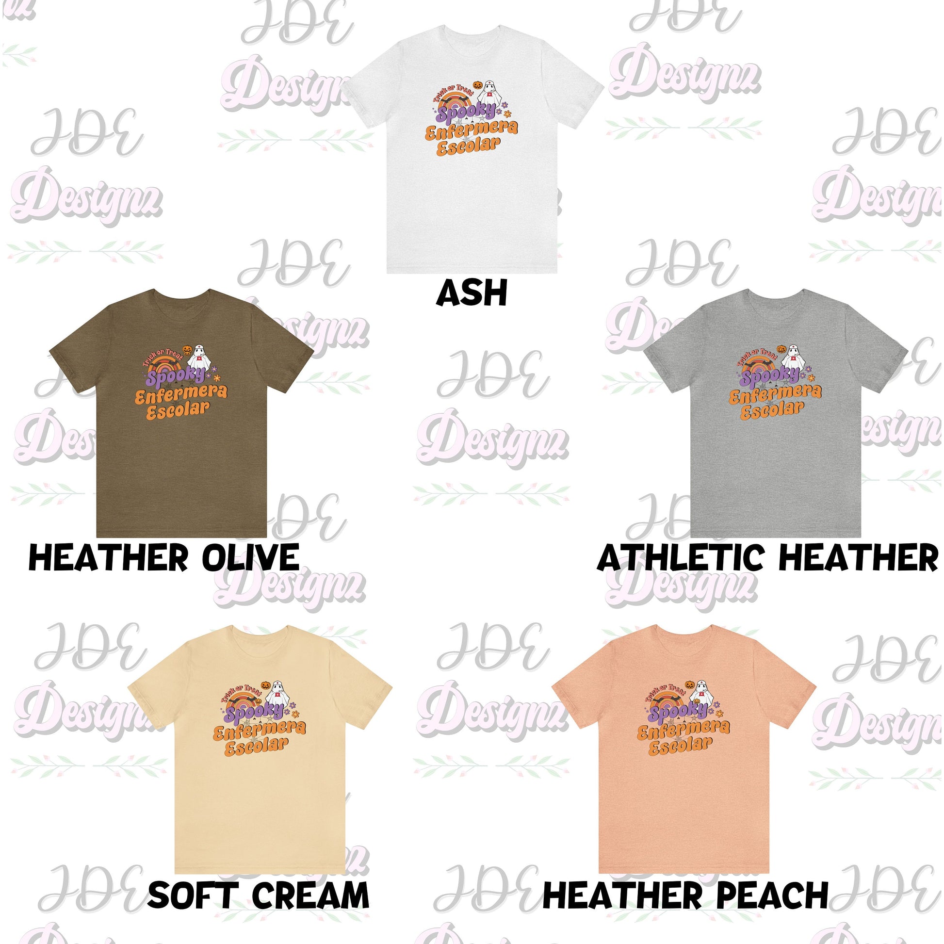 Spooky Enfermera Escolar, Halloween Nurse T Shirt, Nurses Halloween Shirt, Spooky Nurse, Spooky Nurse Shirt, Halloween School Nurse Shirt