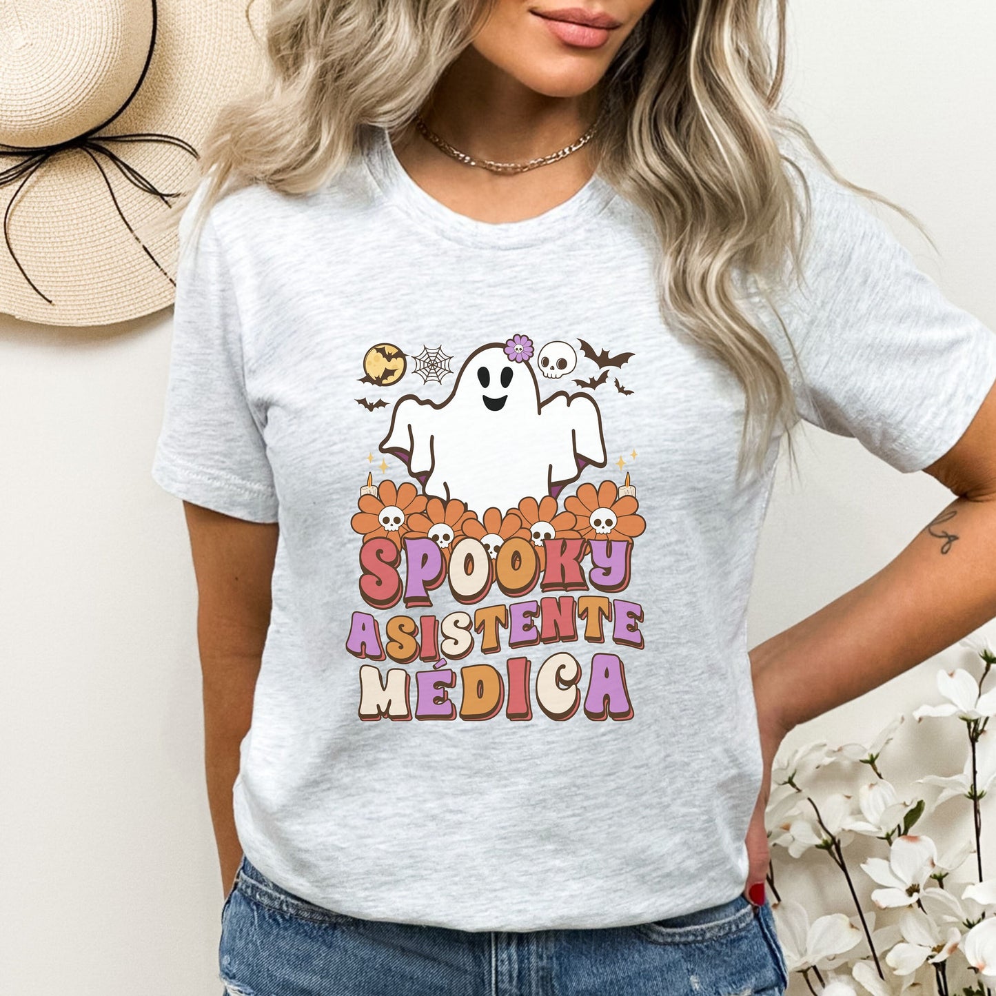 Spooky Asistente Médica, Halloween Medical Assistant, Medical Assistant Shirt, Medical Assistant Gift, Spooky Medical Assistant T Shirt