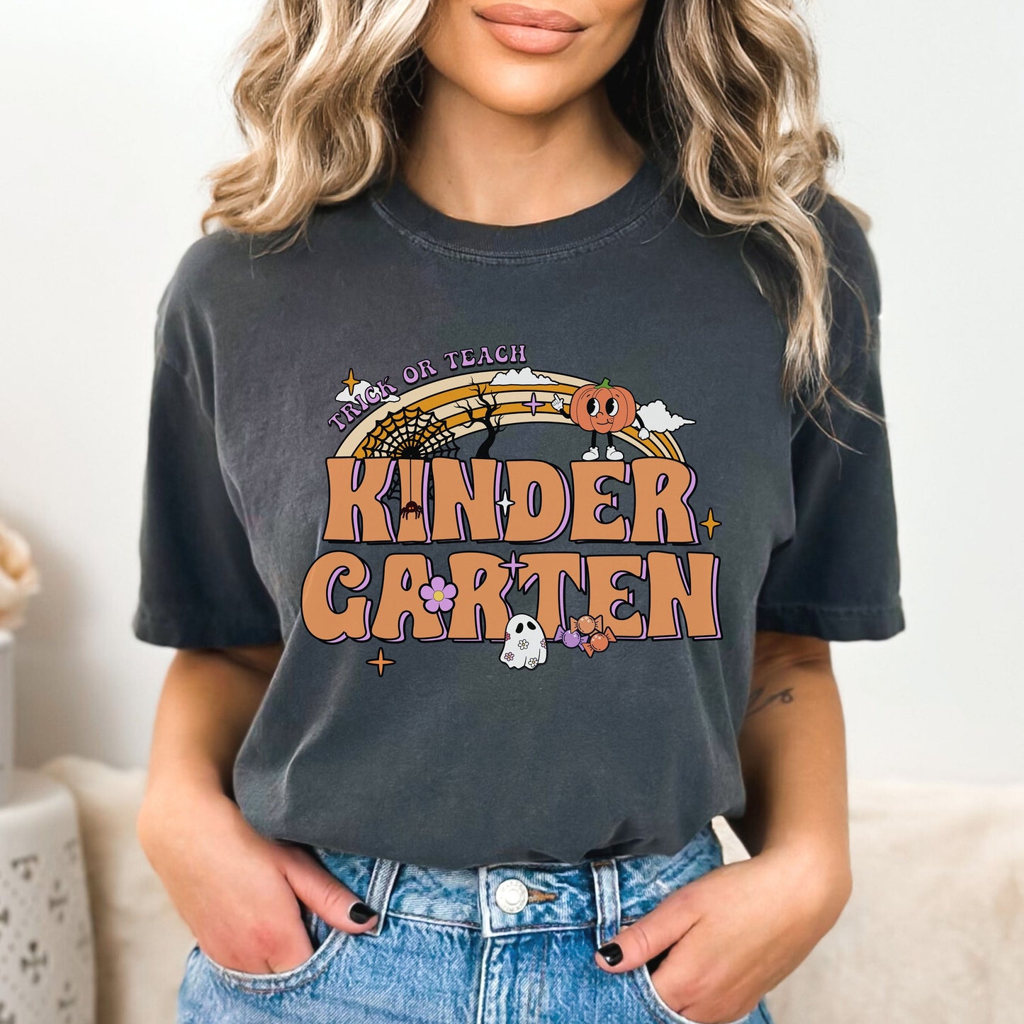 Maestra Kindergarten, Maestra De Kinder, Halloween Kindergarten, K Is For Kinder, Kindergarten T Shirt, Kindergarten Teacher T Shirt