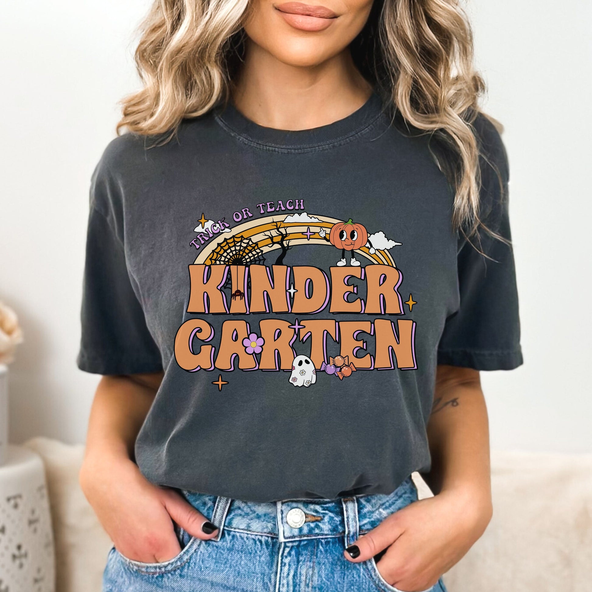 Maestra Kindergarten, Maestra De Kinder, Halloween Kindergarten, K Is For Kinder, Kindergarten T Shirt, Kindergarten Teacher T Shirt