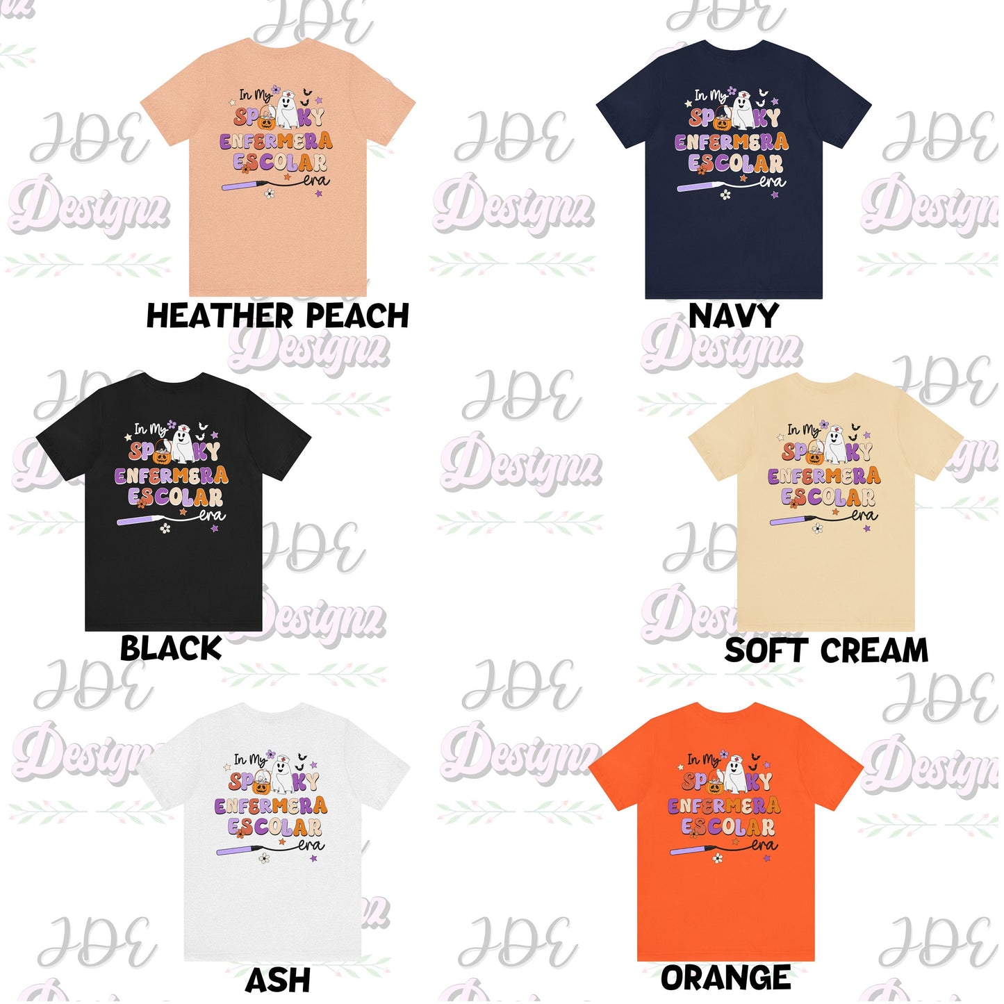 In My Spooky Enfermera Escolar Era, Halloween Nurse T Shirt, Nurses Halloween Shirt, Spooky Nurse Shirt, Halloween School Nurse Shirt, Nurse