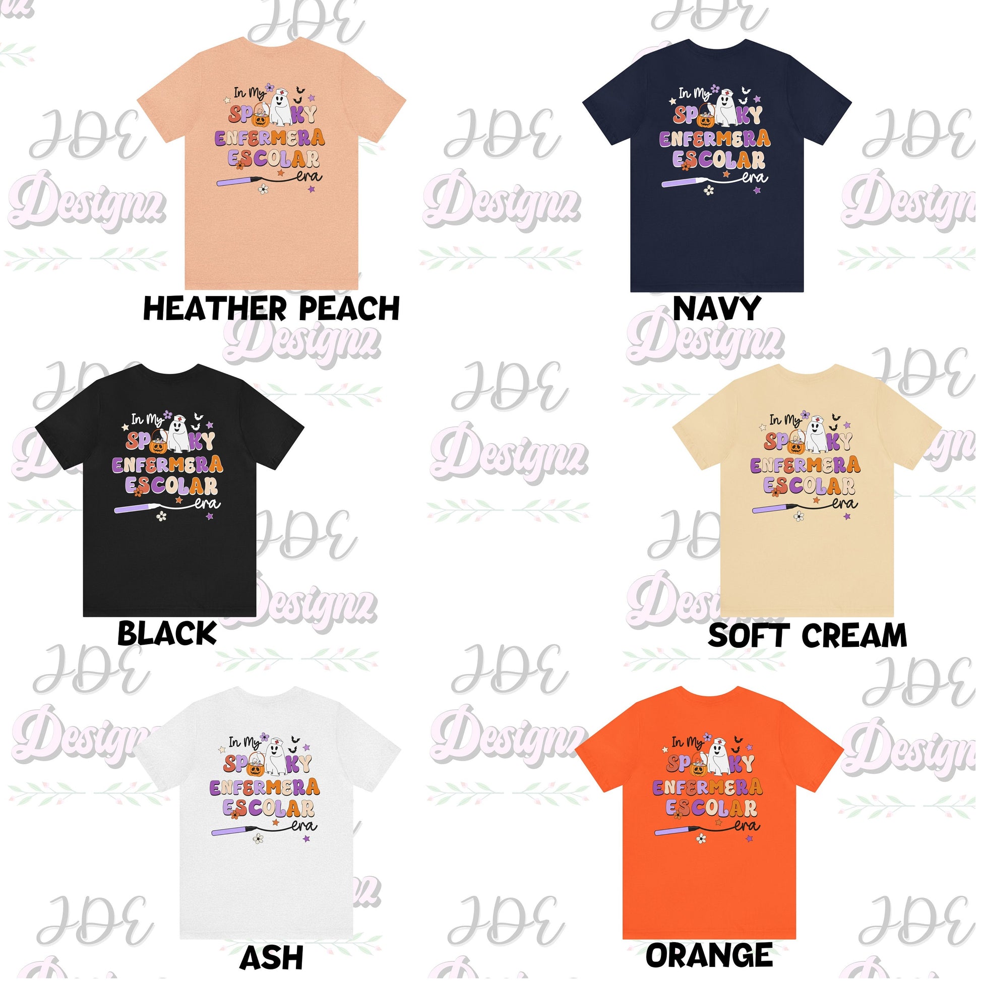 In My Spooky Enfermera Escolar Era, Halloween Nurse T Shirt, Nurses Halloween Shirt, Spooky Nurse Shirt, Halloween School Nurse Shirt, Nurse