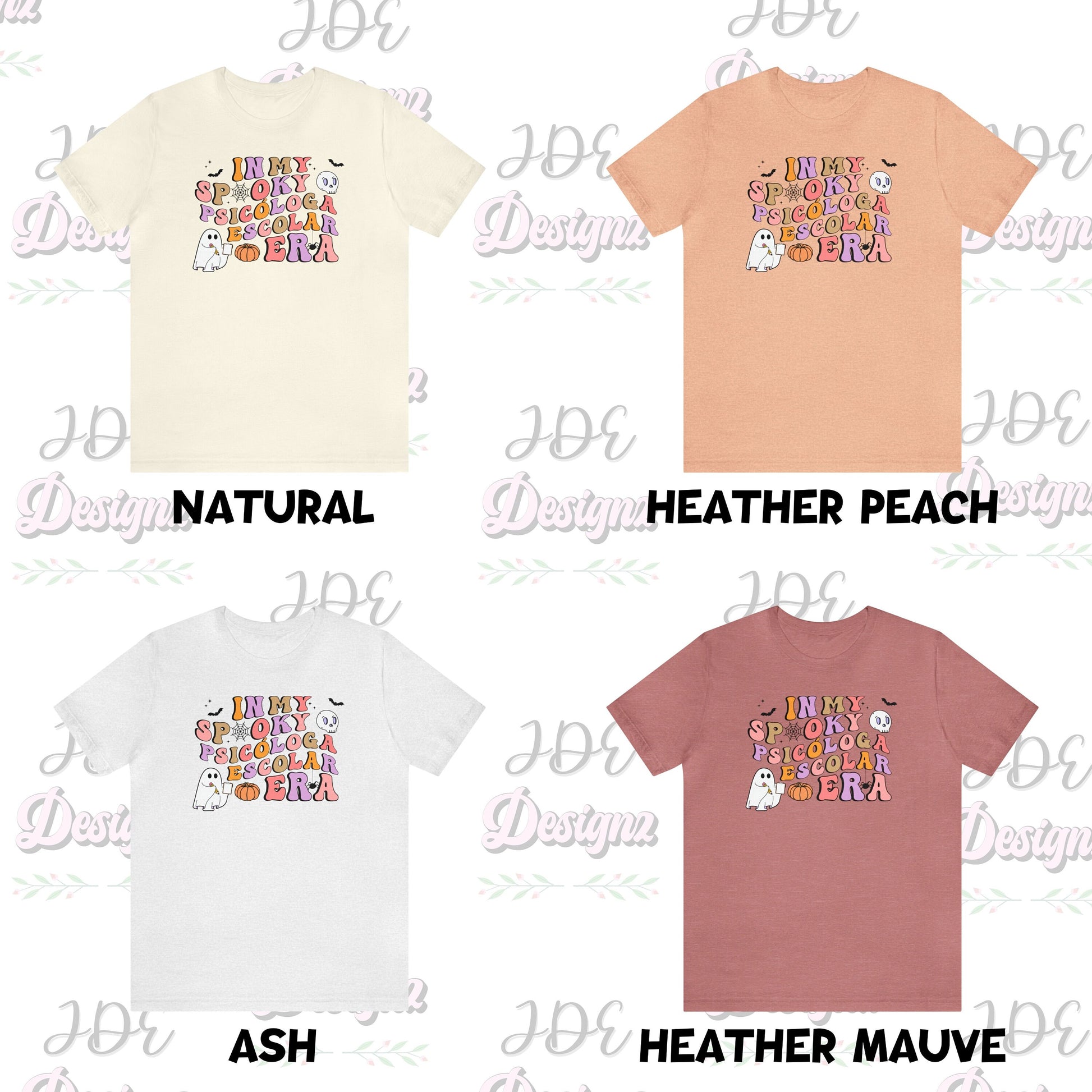 Spooky Psicóloga Escolar, Halloween Psychologist Shirt, School Psychologist Halloween, School Psychology Shirt, Psychologist Halloween Shirt