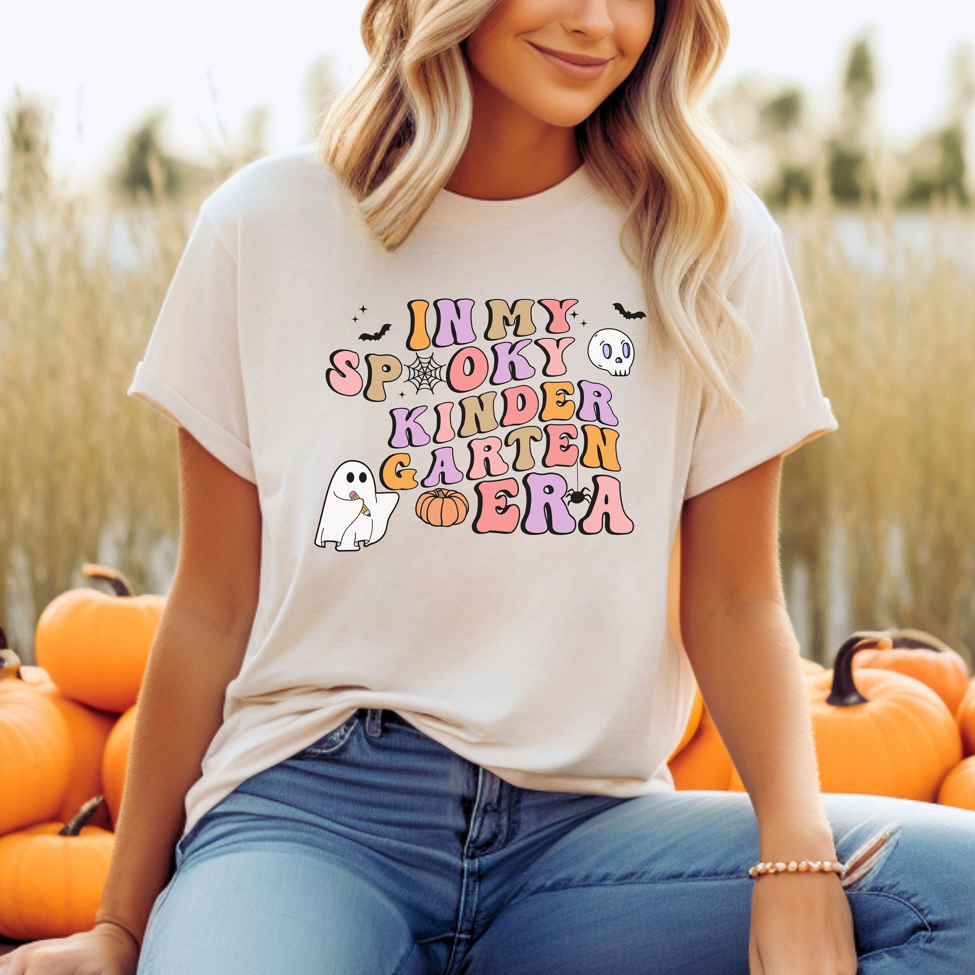 In My Spooky Kindergarten Era, Maestra De Kinder, Halloween Kindergarten, K Is For Kinder, Kindergarten TShirt, Kindergarten Teacher T Shirt