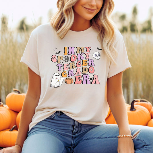 Tercer Grado, Maestra Tercer Grado, Camisas De Maestra, 3rd Grade Teacher, Halloween Third Grade Teacher, Spooky Third Grade Teacher