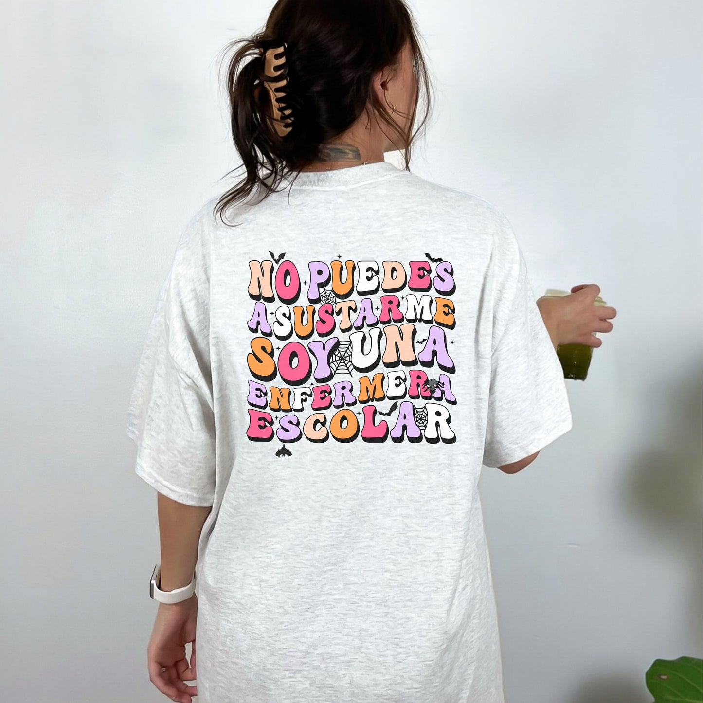 Enfermera Escolar Shirt, Halloween Nurse T Shirt, Nurses Halloween Shirt, Spooky Nurse, School Nurse T Shirt, Halloween School Nurse Shirt