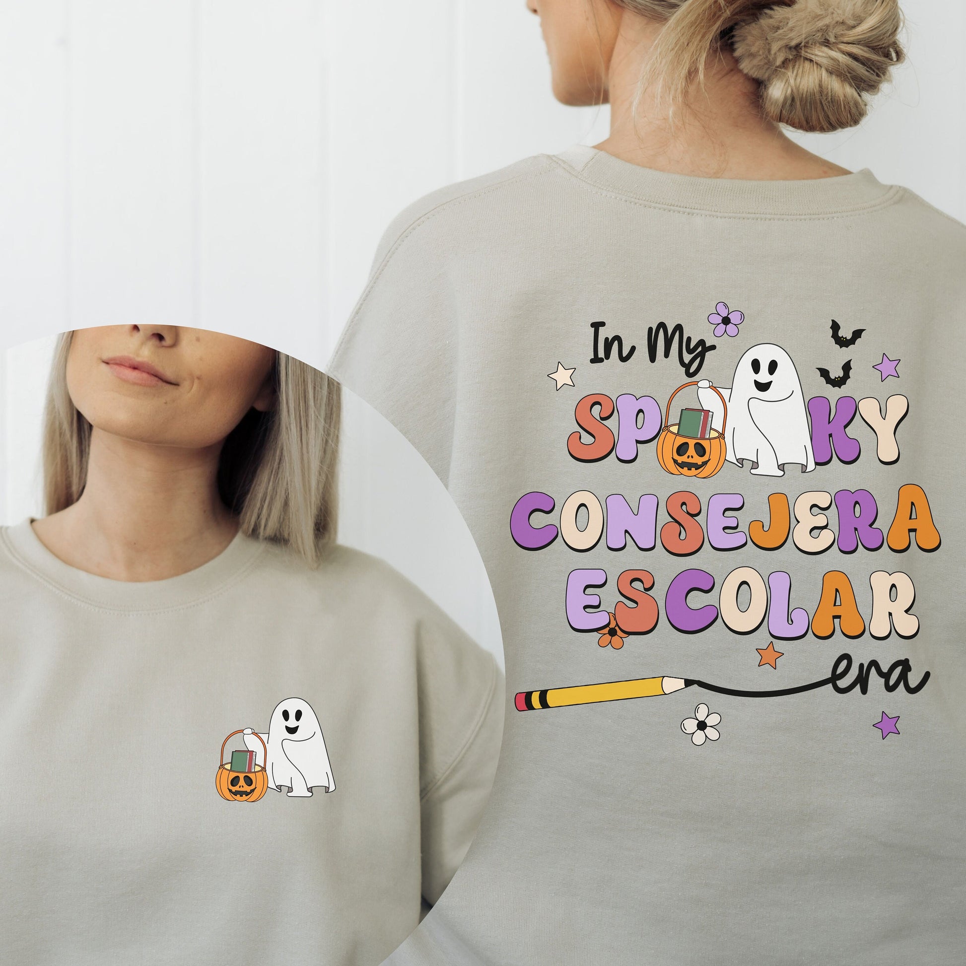 In My Spooky Consejera Escolar Era, Halloween Counselor Sweatshirt, School Counselor Halloween, School Counselor Sweatshirt, Counselors