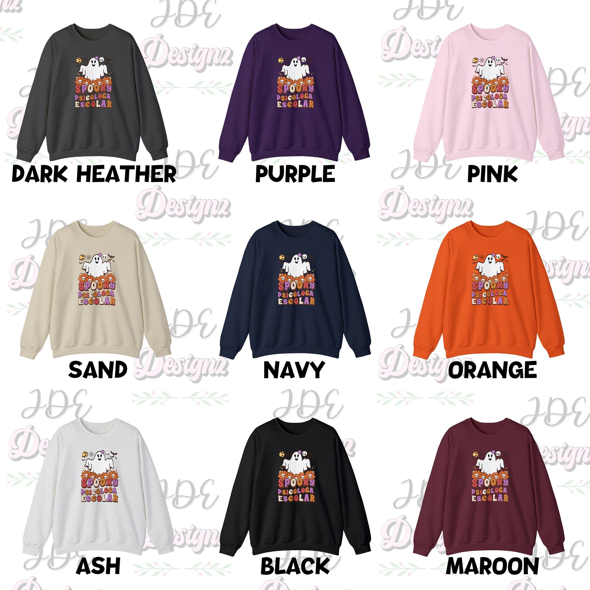 Spooky Psicóloga Escolar, Halloween Psychologist Sweater, School Psychologist Halloween, School Psychology, Psychologist Halloween Sweater