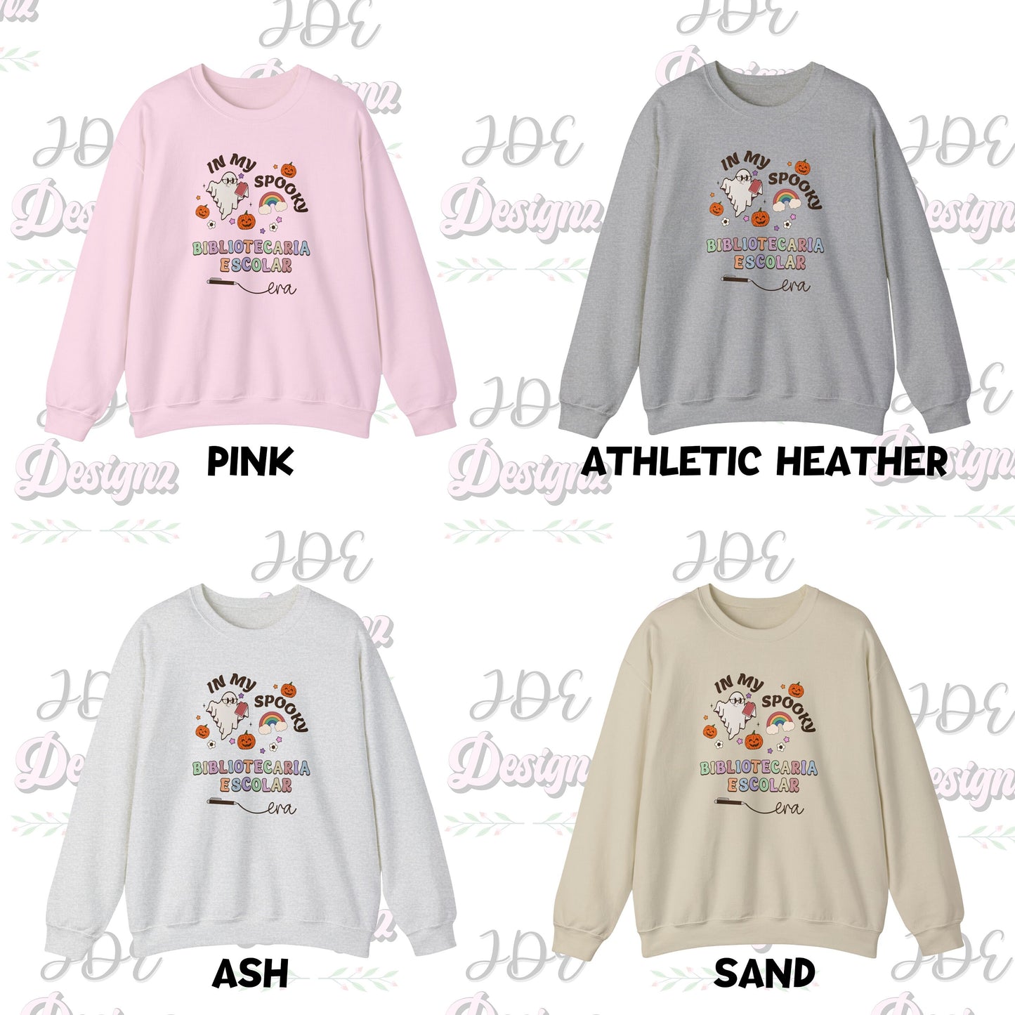 In My Spooky Bibliotecaria Escolar Era, Halloween School Librarian, Spooky School Librarian, Halloween School Librarian Sweater