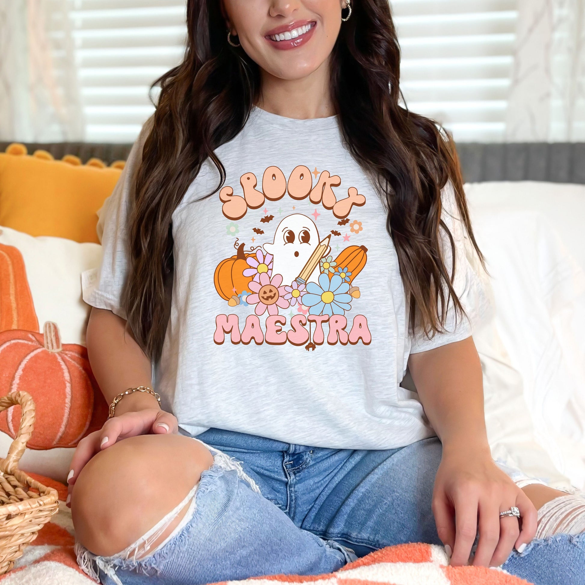 Spooky Maestra, Halloween Teacher T Shirt, Teacher Halloween, Teachers Halloween Shirt, Spooky Teacher, Spooky Teacher Shirt, Maestra