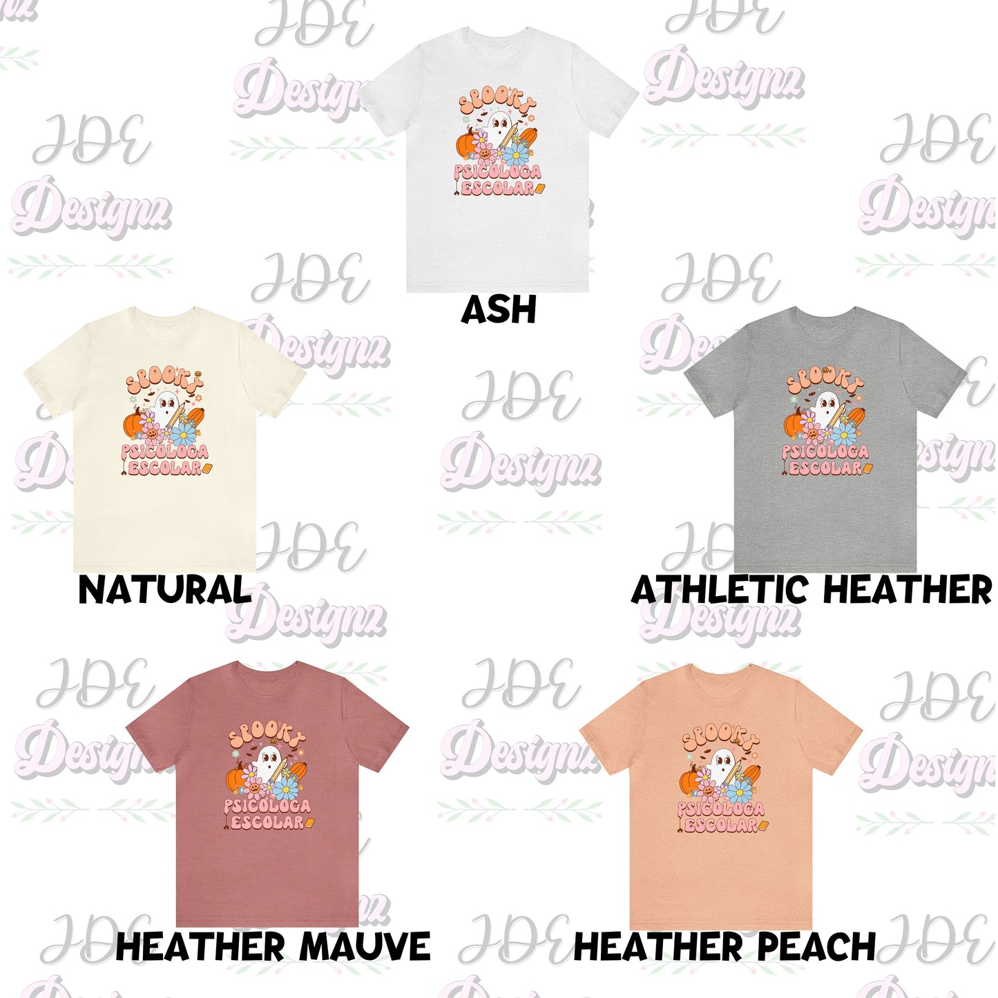 Spooky Psicóloga Escolar, Halloween Psychologist Shirt, School Psychologist Halloween, School Psychology Shirt, Psychologist Halloween Shirt