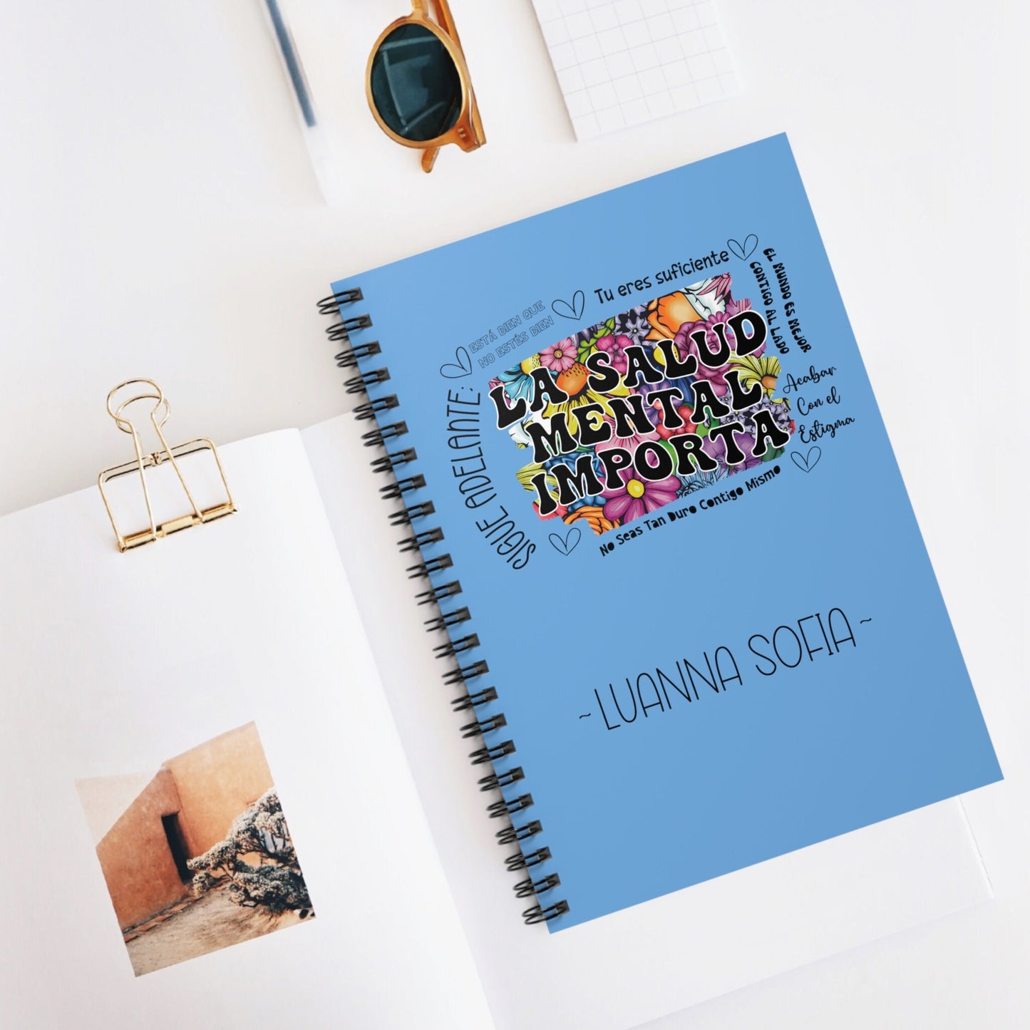 La Salud Mental, Mental Health Matters, Spiral Journal Mental Health, School Psychologists, Counselor Gifts, Mental Health Journal