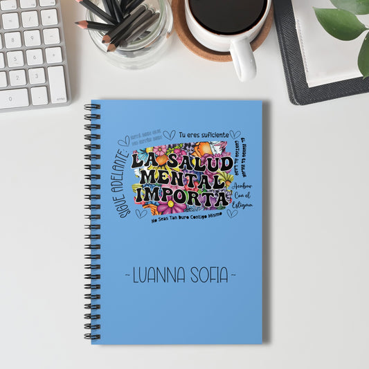 La Salud Mental, Mental Health Matters, Spiral Journal Mental Health, School Psychologists, Counselor Gifts, Mental Health Journal