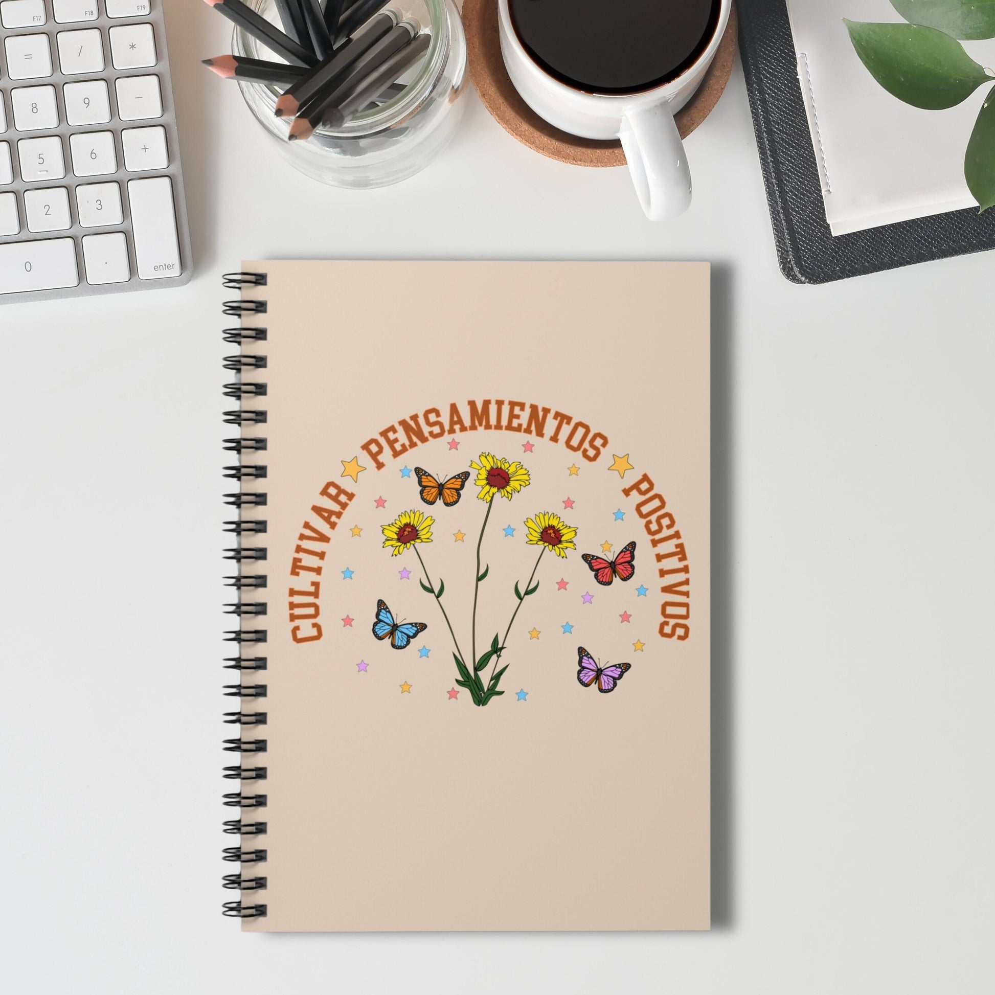 Cultivar Pensamientos Positivos Notebook, Grow Positive Thoughts Notebook, You Matter To Me Notebook, Salud Mental, Mental Health Matters,