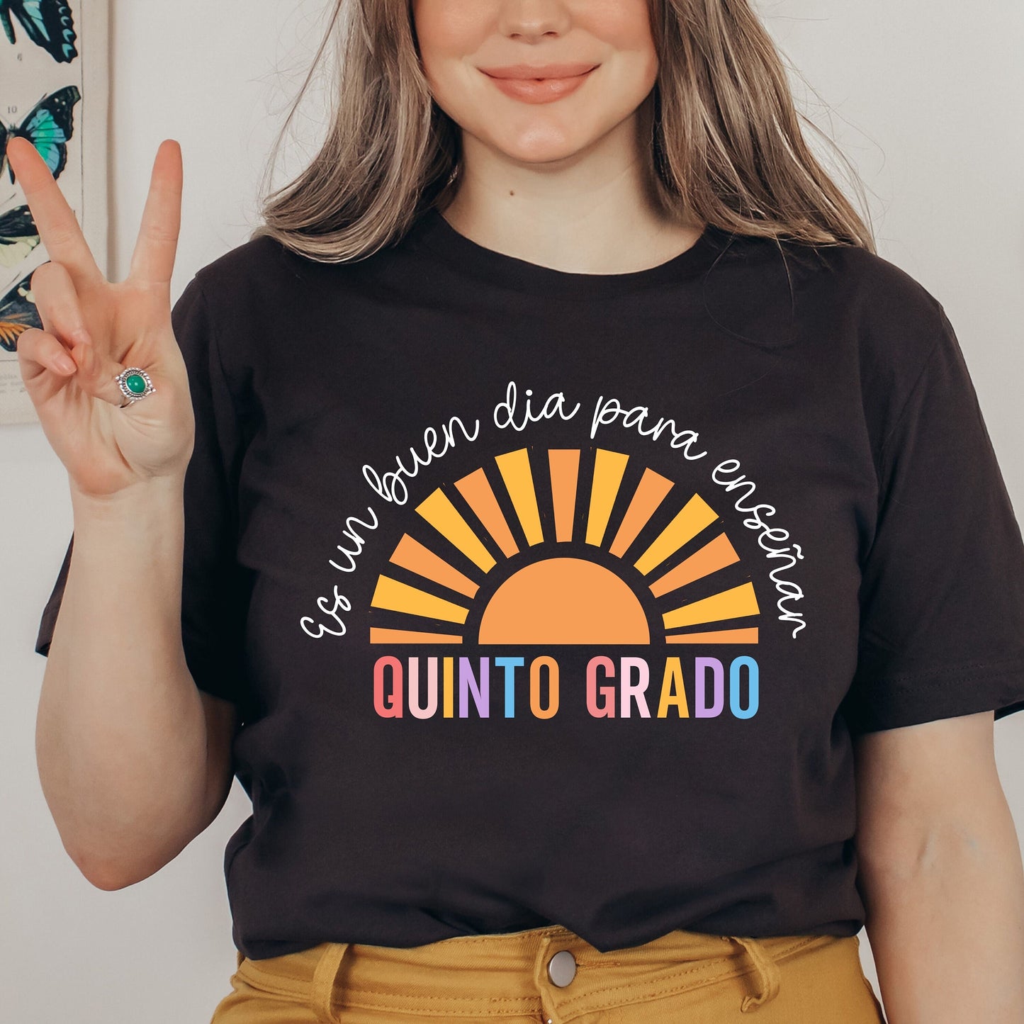 Quinto Grado, Maestra Quinto Grado, Camisas De Maestra, Maestra Español, Maestra Bilingue, Maestra Shirt, Maestra Gift, 5th Grade Teacher