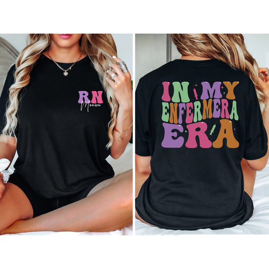 In My Enfermera Era, In My Nurse Era, Enfermera Latina, Mujeres En Medicina, Enfermera T Shirt, Enfermera Shirt, Nurse Shirt, La Enfermera