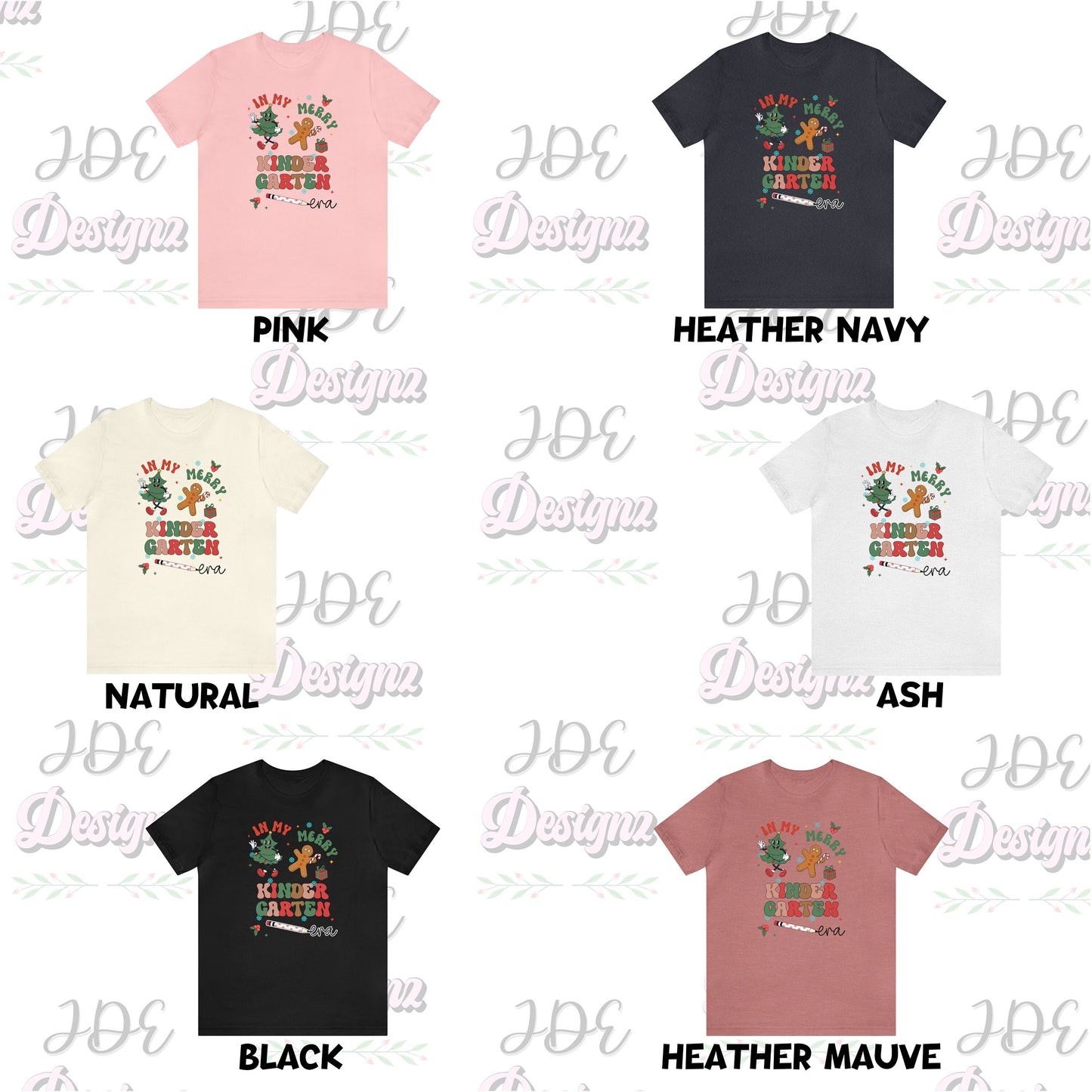 In In My Holly Jolly Kindergarten Era, Kindergarten Christmas Shirt, Kindergarten T Shirt, Kindergarten Teacher T Shirt, Kindergarten Tee