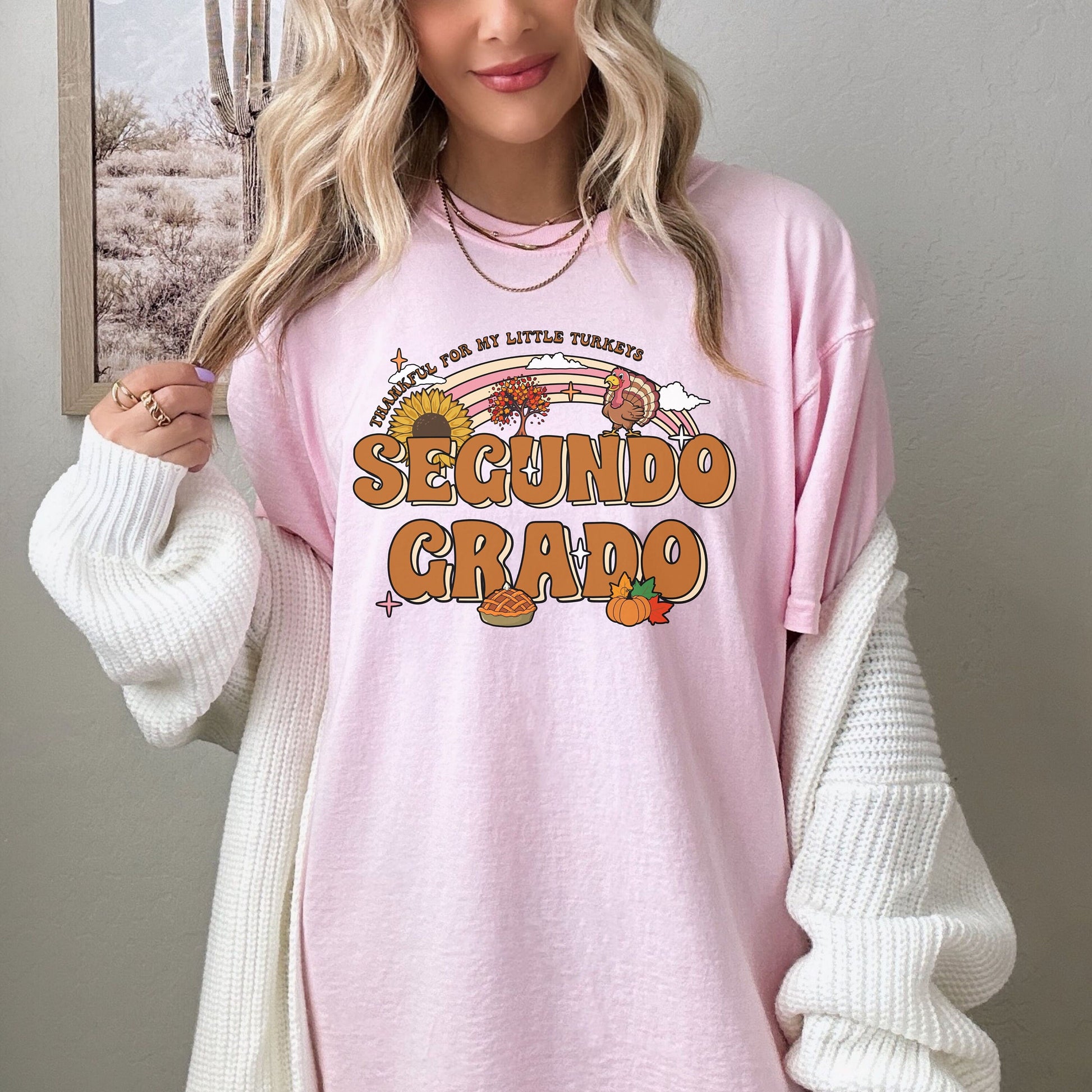 Segundo Grado, Maestra Segundo Grado, Camisas De Maestra, 2nd Grade Teacher Shirt, Second Grade Teacher Shirt, Thankful Second Grade