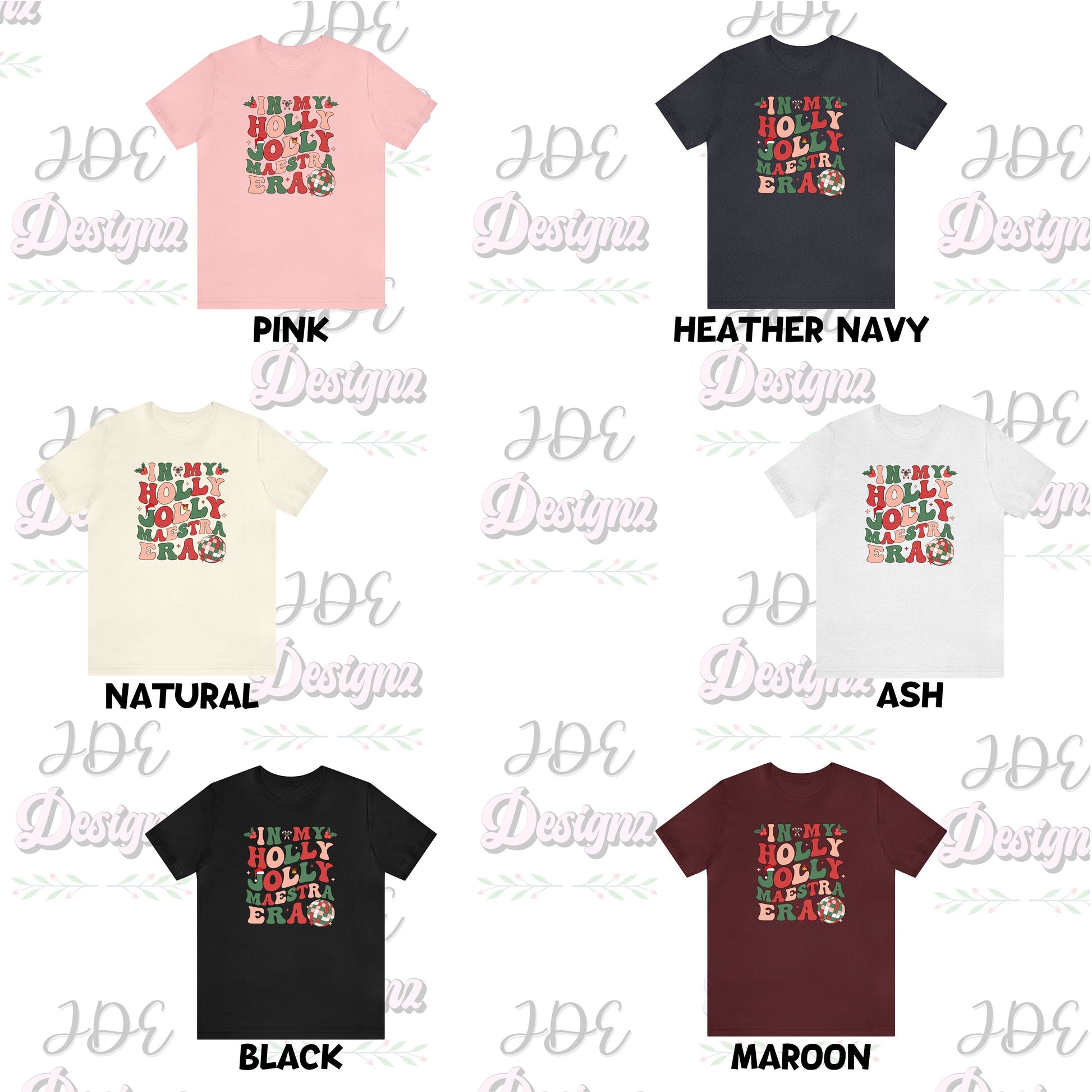 In My Holly Jolly Maestra Era, In My Teacher Era, Teacher Christmas T Shirt, Holly Jolly Teacher, Maestra Christmas, Merry Teacher Shirt