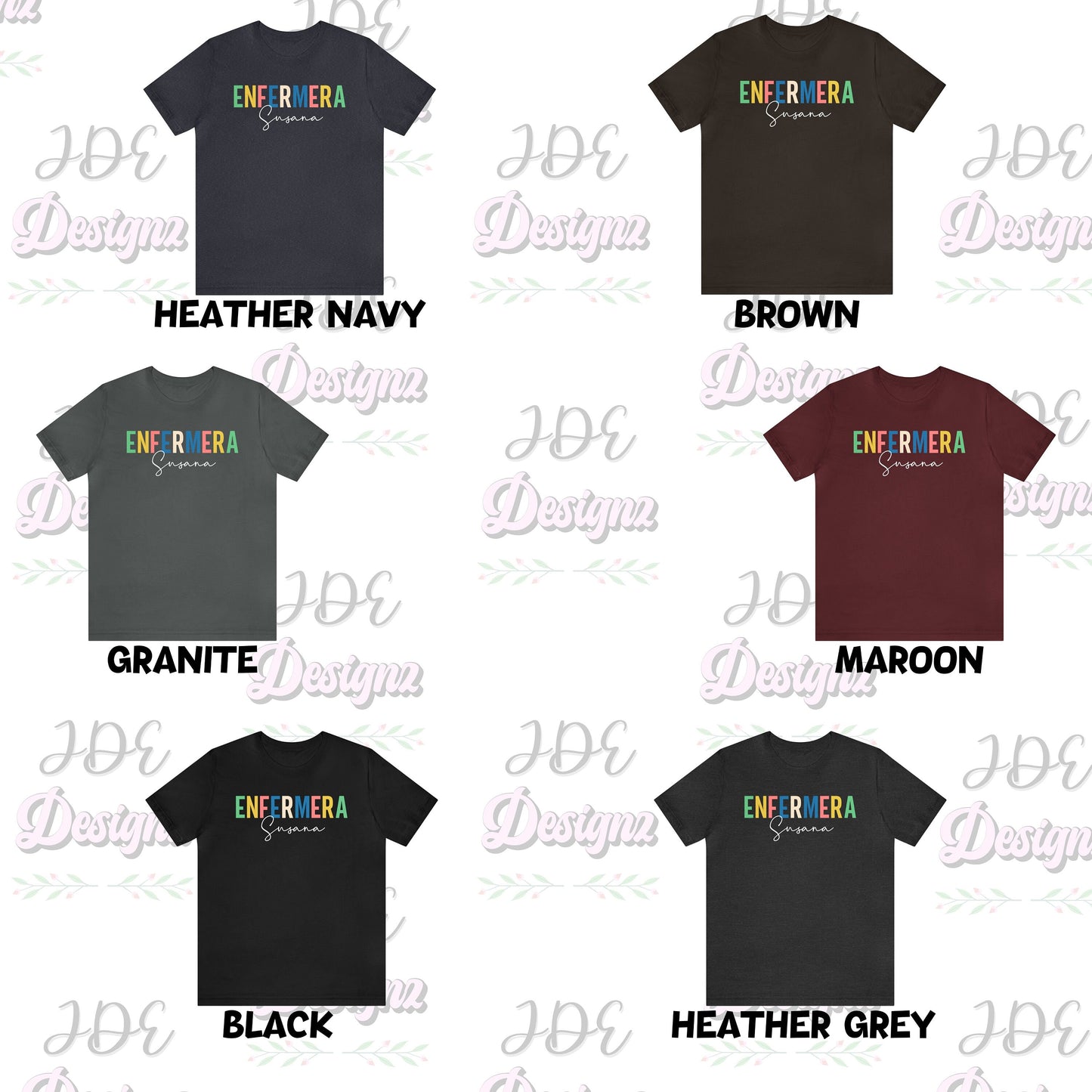 Enfermera Latina, Mujeres En Medicina, Enfermera T Shirt, Enfermera Shirt, Nurse Shirt, La Enfermera Shirt, Spanish Nurse, Registered Nurse