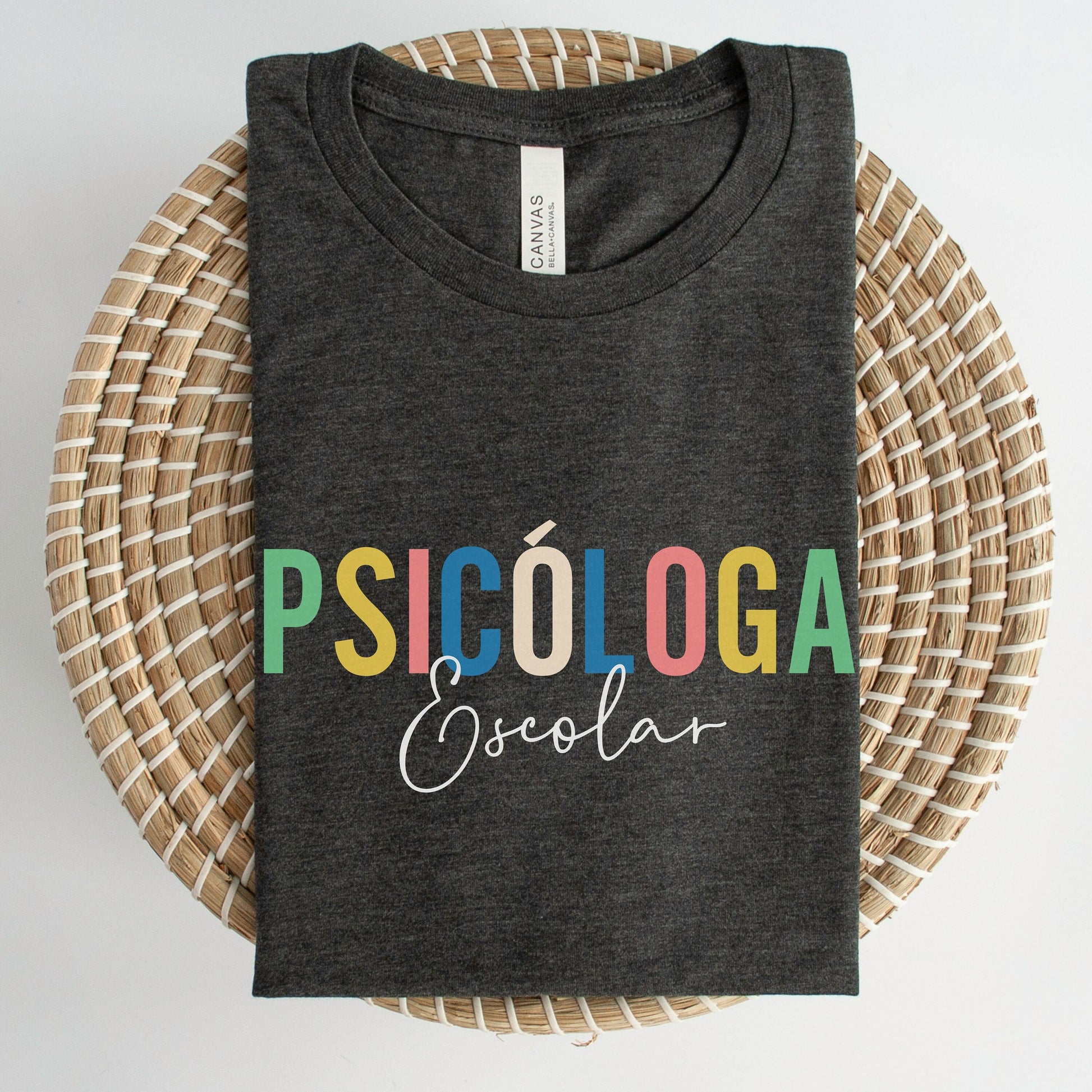 Psicóloga Escolar Shirt, School Psychologist Gift, School Psychology Shirt, School Psychology Gift, School Psychology Gift, Psicologa Tee