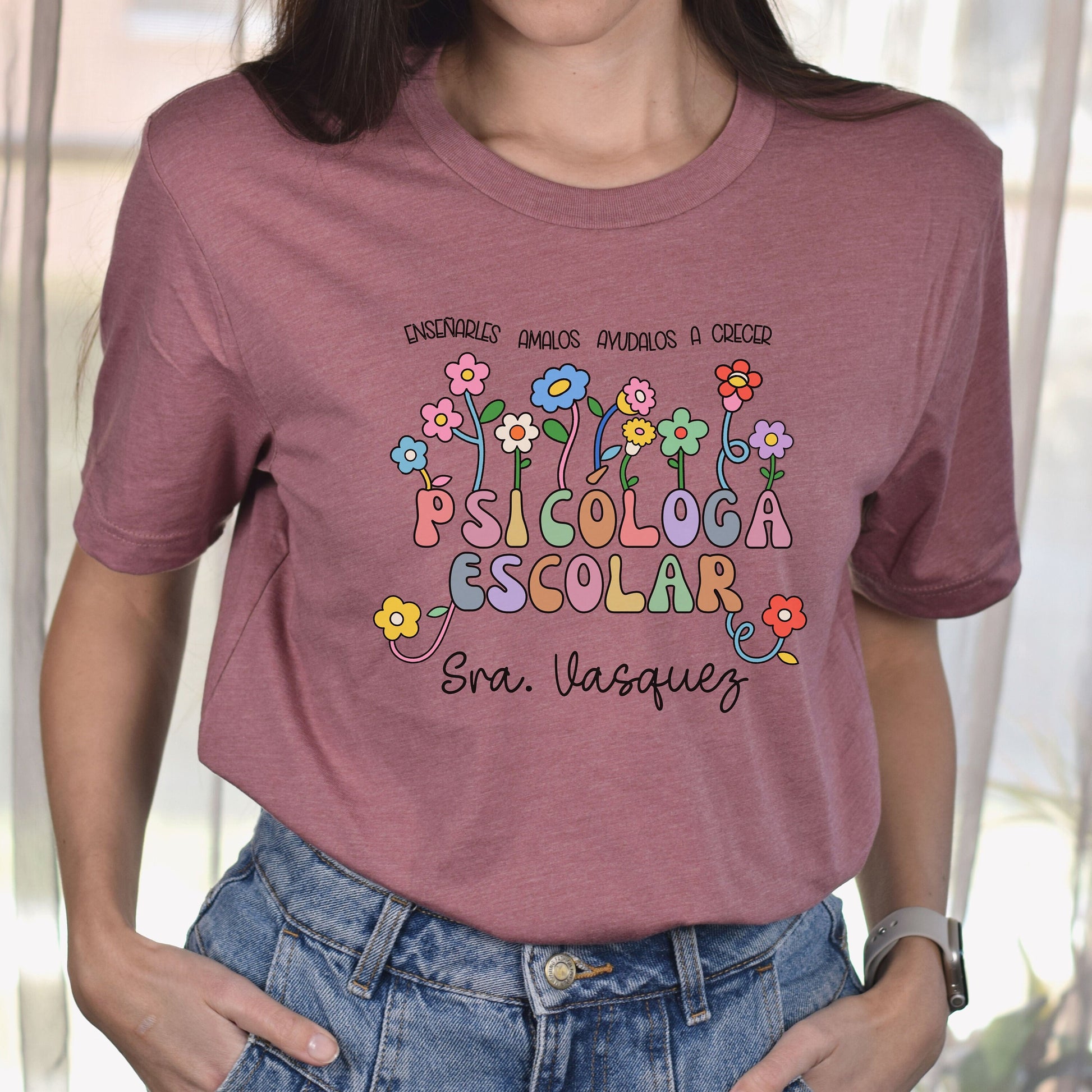 Psicóloga Escolar Shirt, School Psychologist Gift, School Psychology Shirt, School Psychology Gift, School Psychology Gift, Psicologa Tee