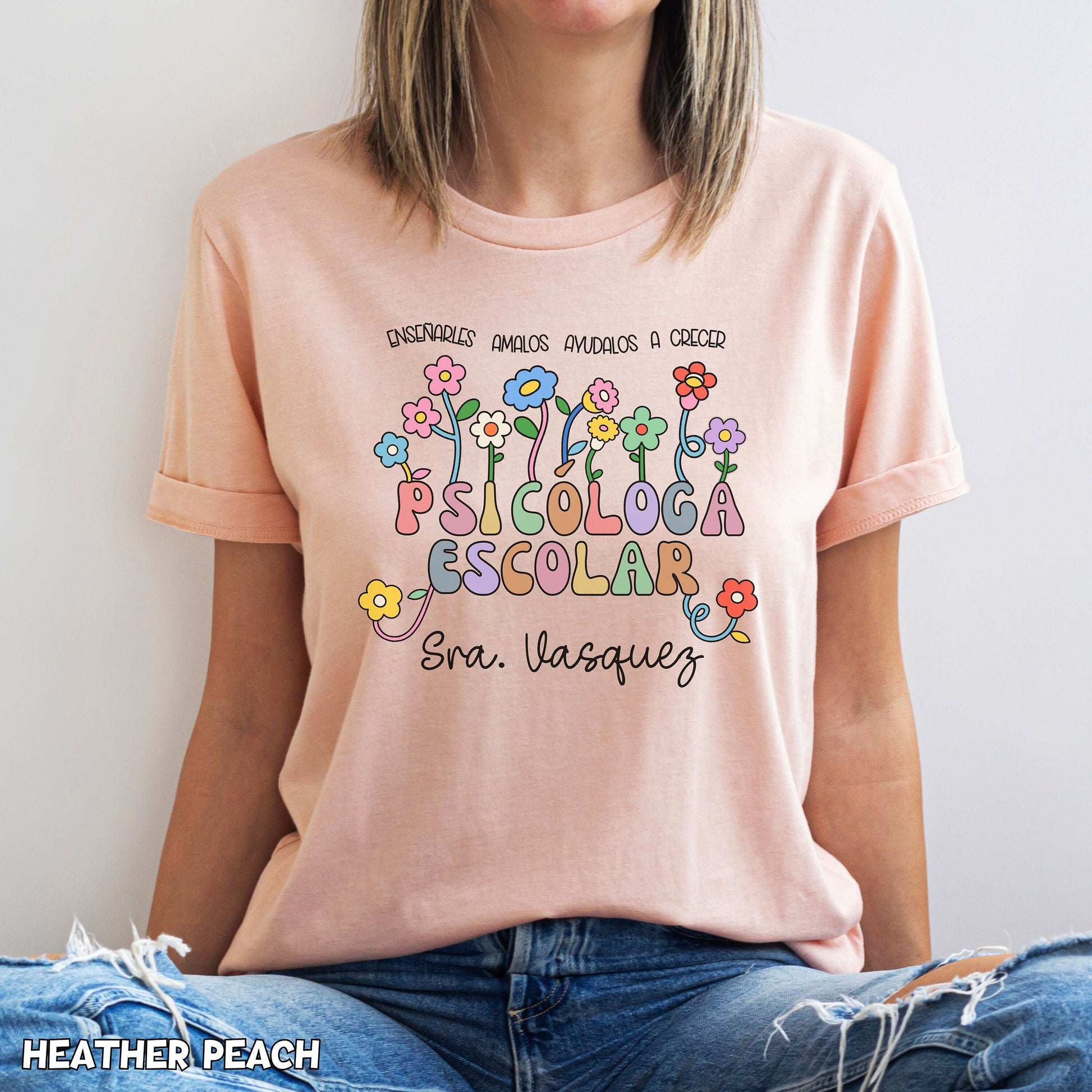 Psicóloga Escolar Shirt, School Psychologist Gift, School Psychology Shirt, School Psychology Gift, School Psychology Gift, Psicologa Tee