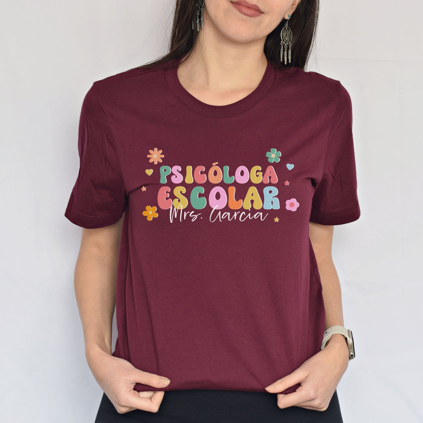 Psicóloga Escolar Shirt, School Psychologist Gift, School Psychology Shirt, School Psychology Gift, School Psychology Gift, Psicologa Tee