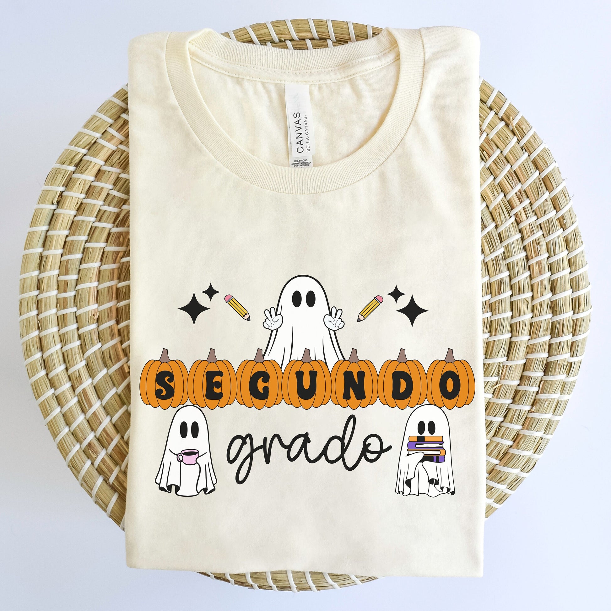 Segundo Grado, Maestra Segundo Grado, Camisas De Maestra, 2nd Grade Teacher Shirt, Halloween Second Grade, Spooky Second Grade Teacher