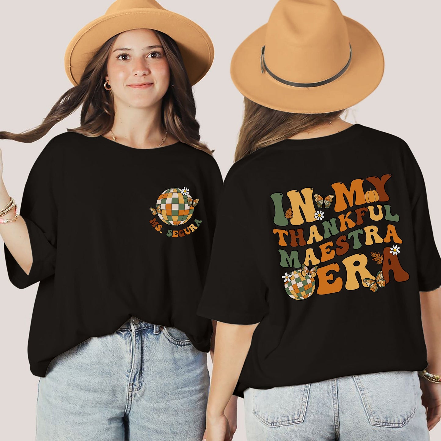 In My Thankful Maestra Era, Thanksgiving Teacher Sweater, Thankful Teacher T Shirt, Autumn Teacher Shirt, Teacher Thanksgiving Shirt