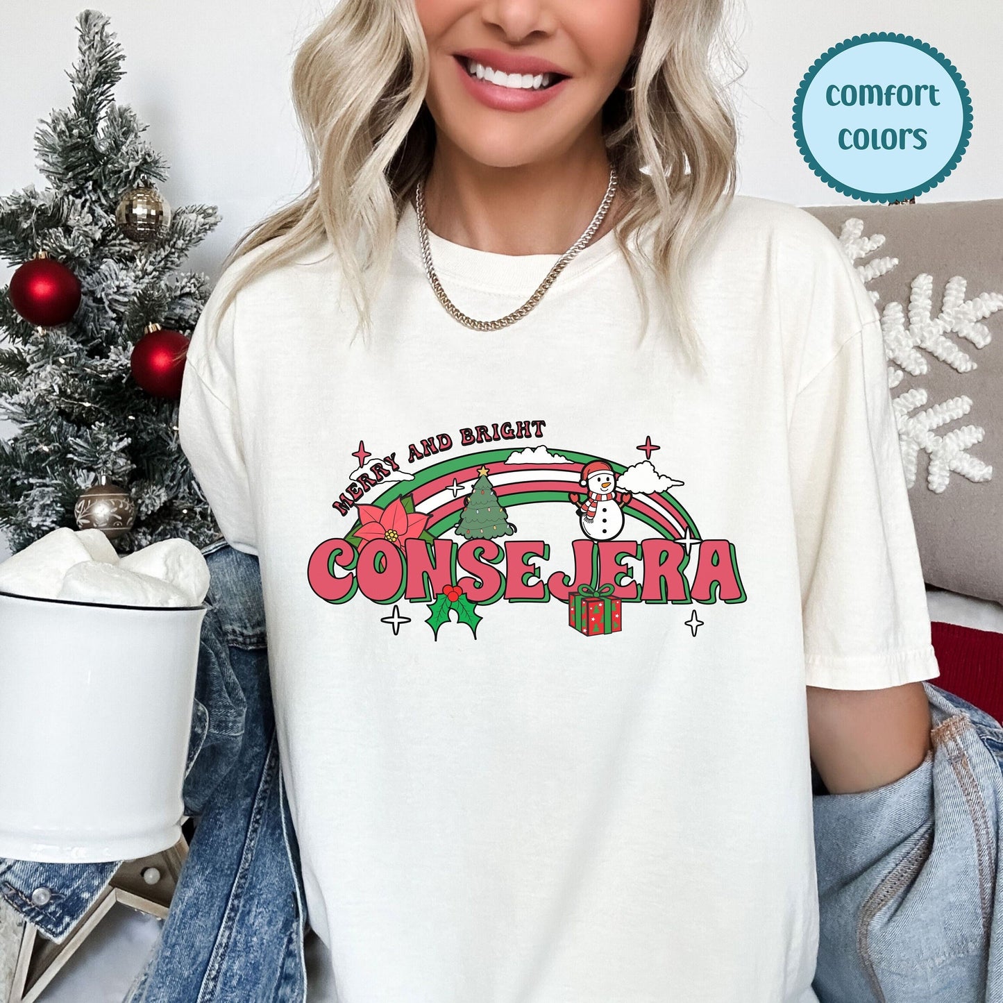 Consejera T Shirt, In My Counselor Era, Counselor Christmas Shirt, Holly Jolly Counselor, Counselor Christmas, Merry Counselor Shirt