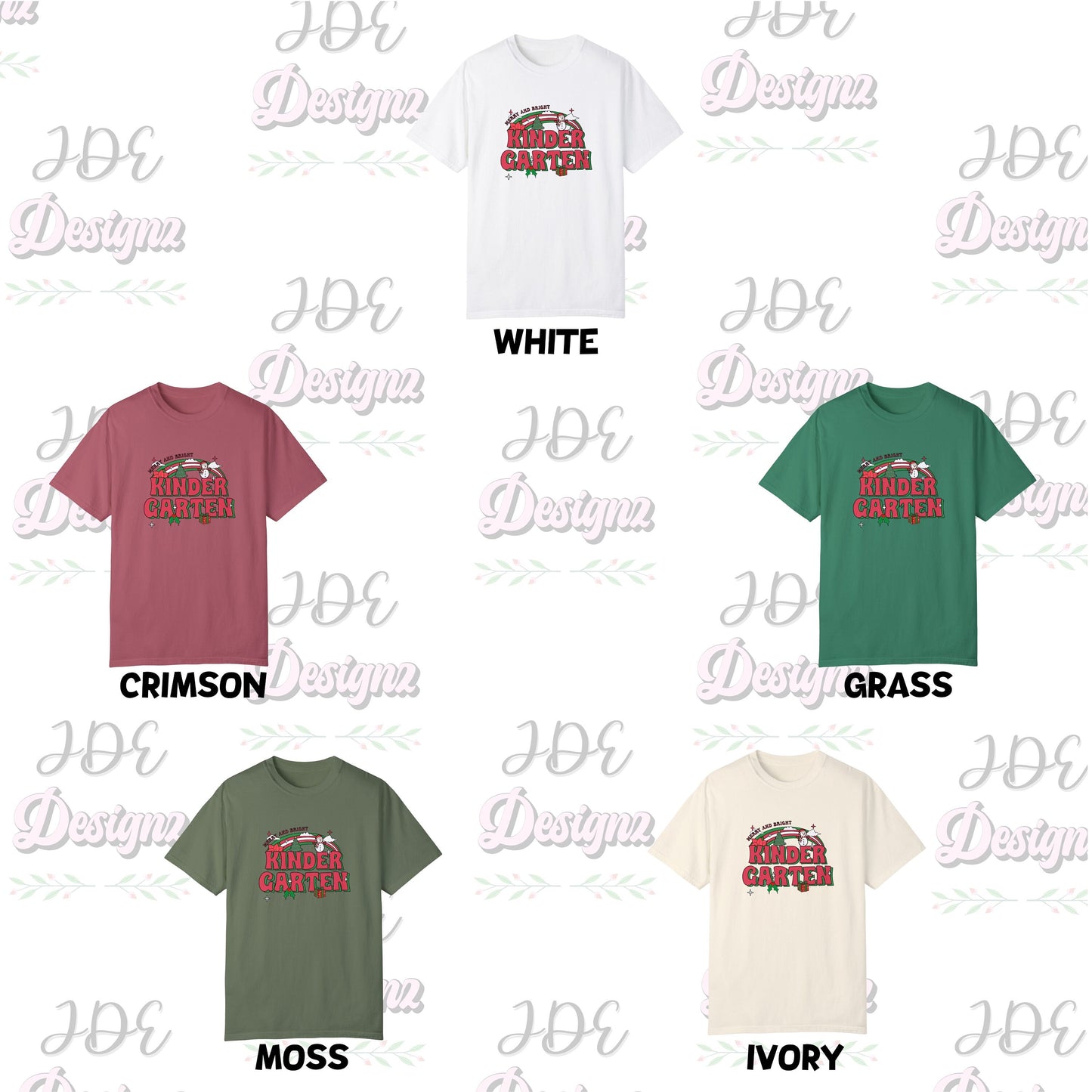 Kindergarten Shirt, Kindergarten Christmas Shirt, Kindergarten TShirt, Kindergarten Teacher T Shirt, Kindergarten Tee, Merry Kindergarten