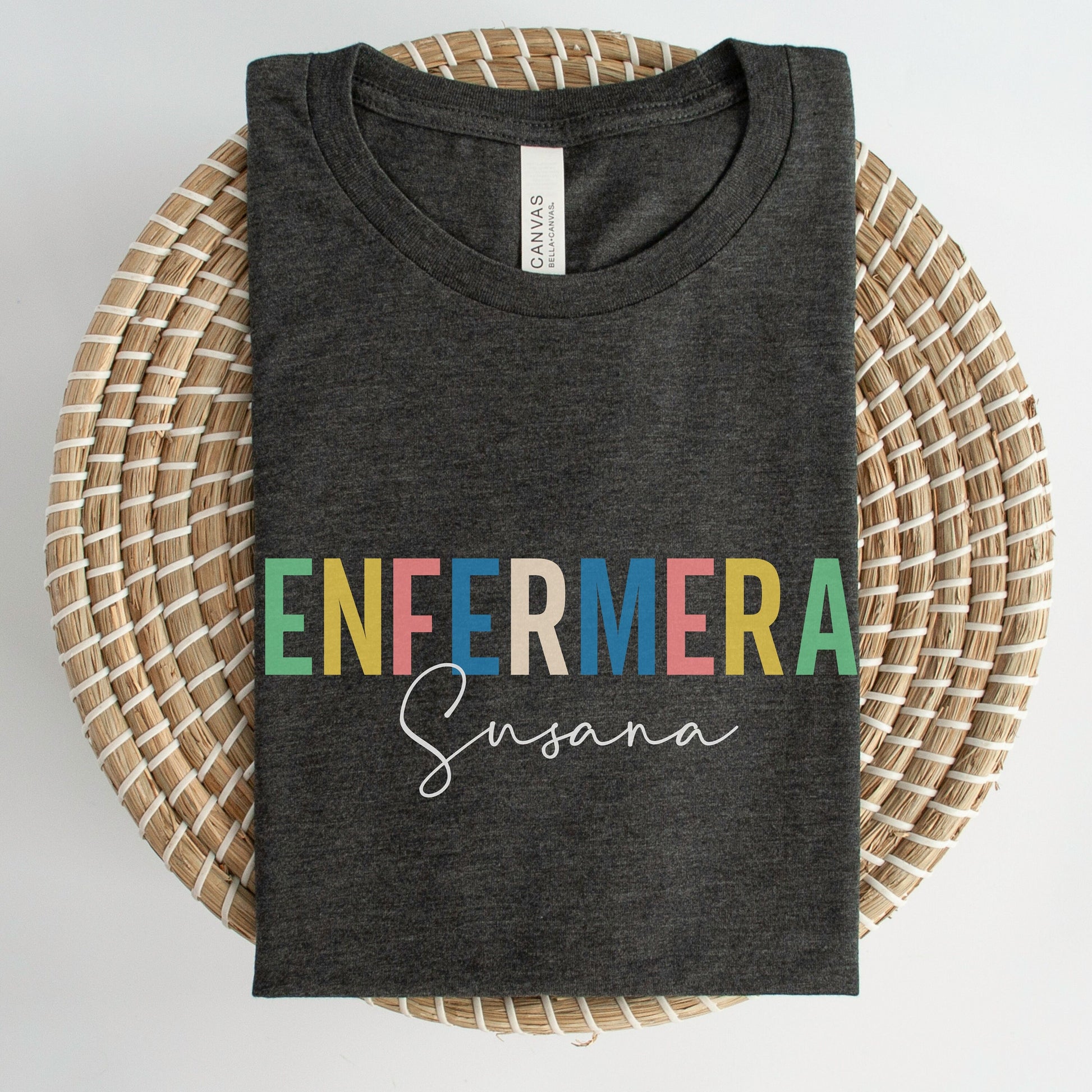 Enfermera Latina, Mujeres En Medicina, Enfermera T Shirt, Enfermera Shirt, Nurse Shirt, La Enfermera Shirt, Spanish Nurse, Registered Nurse