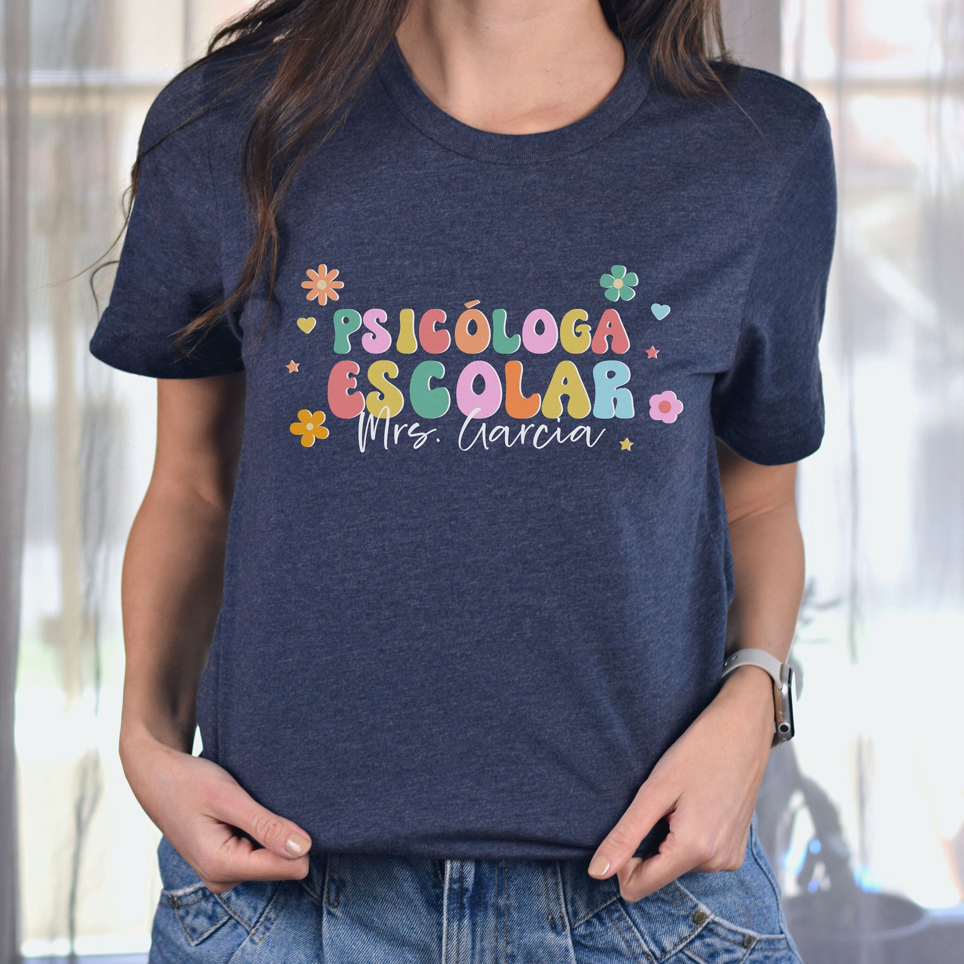 Psicóloga Escolar Shirt, School Psychologist Gift, School Psychology Shirt, School Psychology Gift, School Psychology Gift, Psicologa Tee